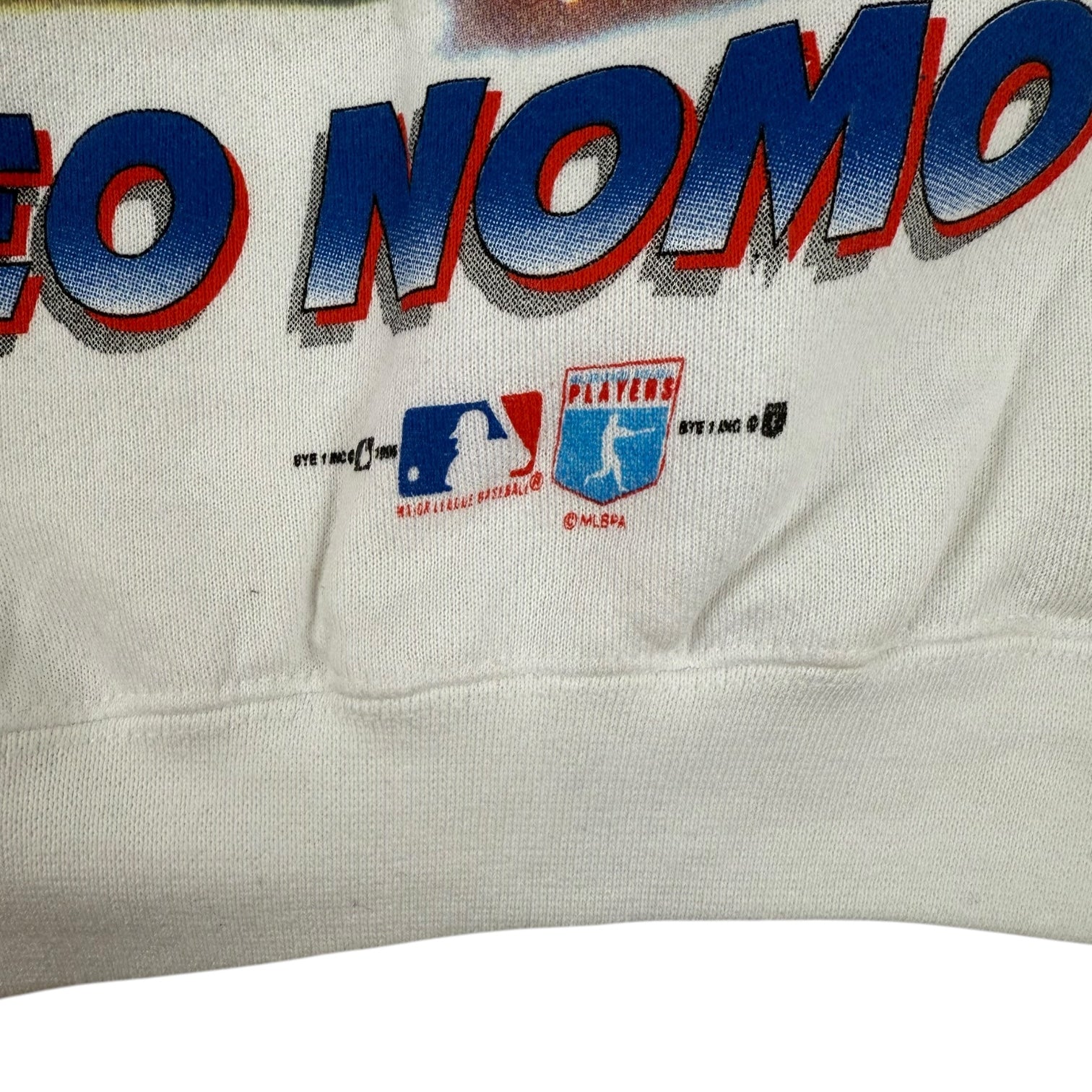 1995 Los Angeles Dodgers Hideo Nomo Crewneck White