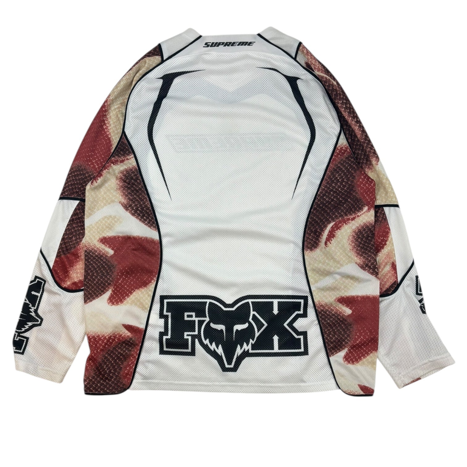 Supreme x Fox Racing FW23 Jersey White