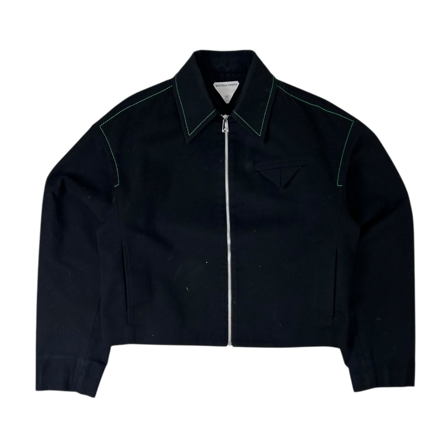 Bottega Veneta Heavyweight Twill Blouson Jacket Black