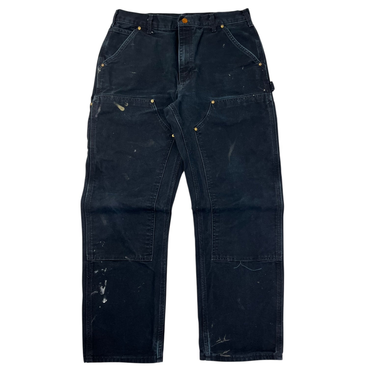 Carhartt Double Knee Work Pants Black (32)