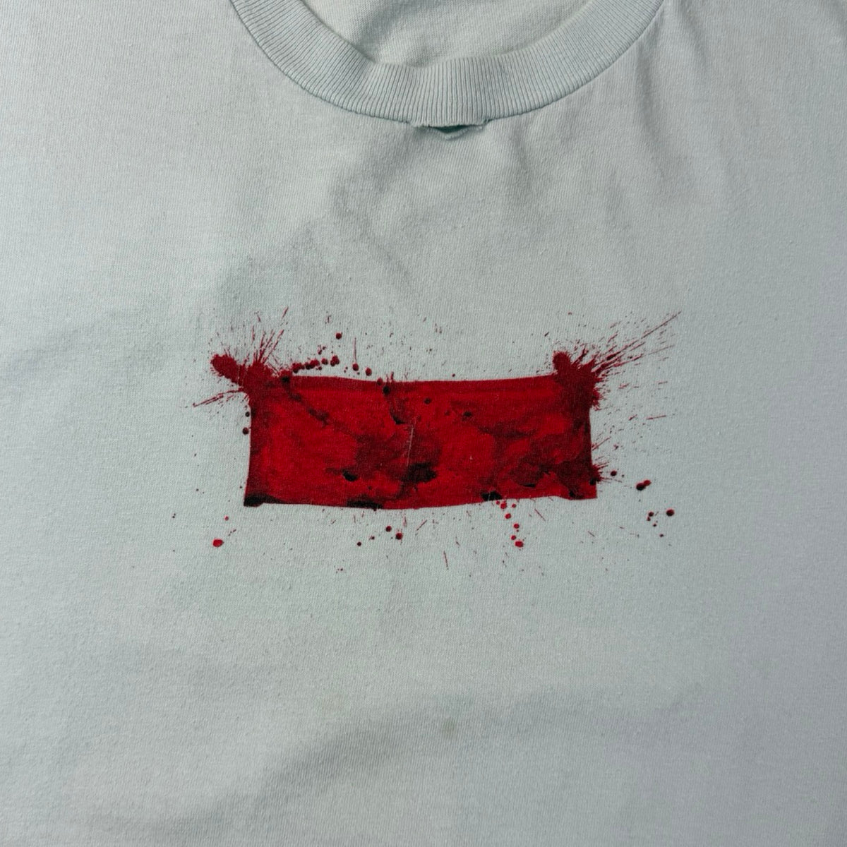 Supreme Ralph Steadman Box Logo Tee Pale Blue
