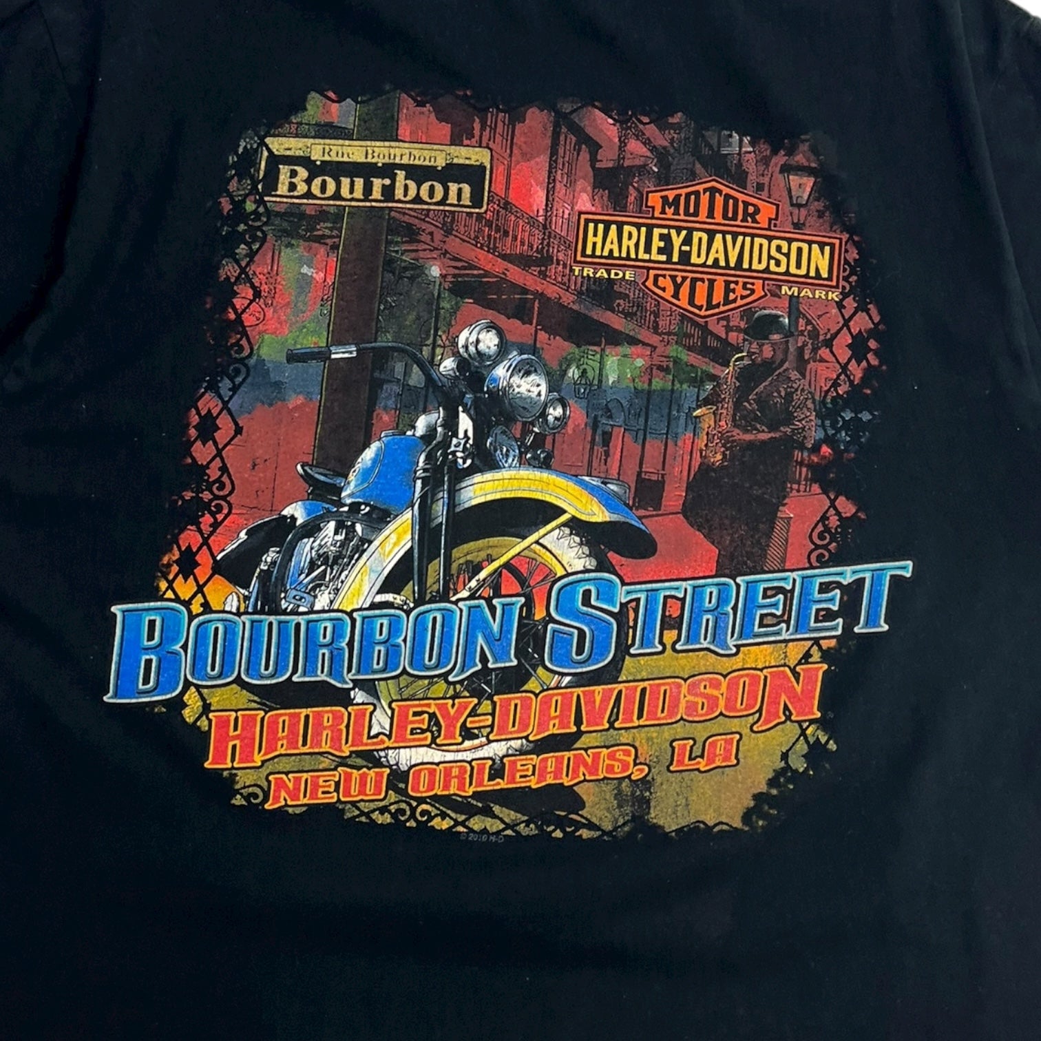 Harley Davidson Bourbon Street New Orleans T-Shirt