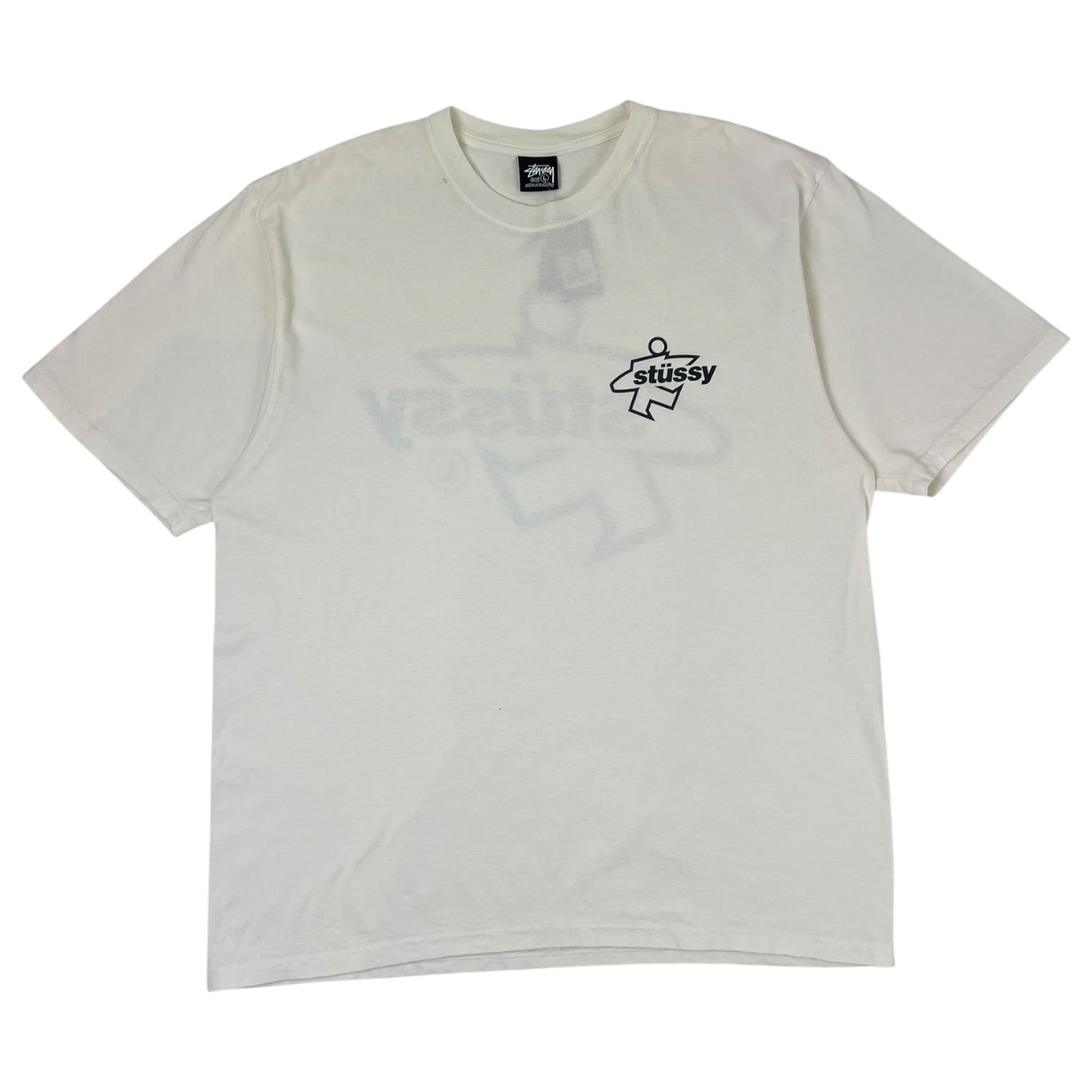 Stussy Surf Pigment Dyed T-Shirt White