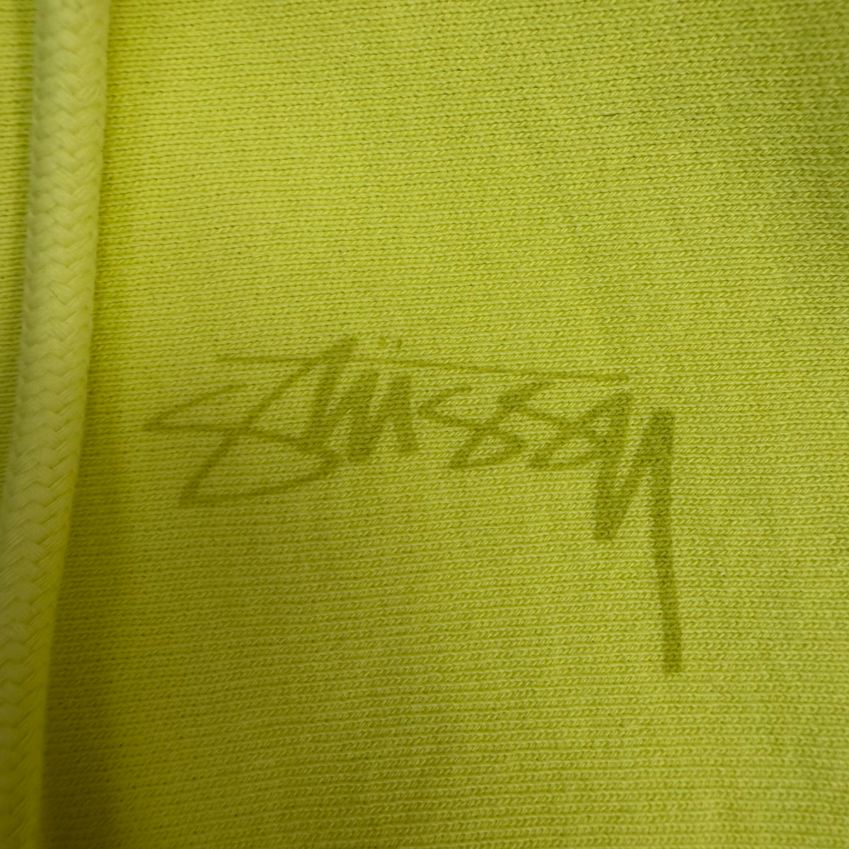 Stussy Lightweight Terry Zip Hoodie Yellow
