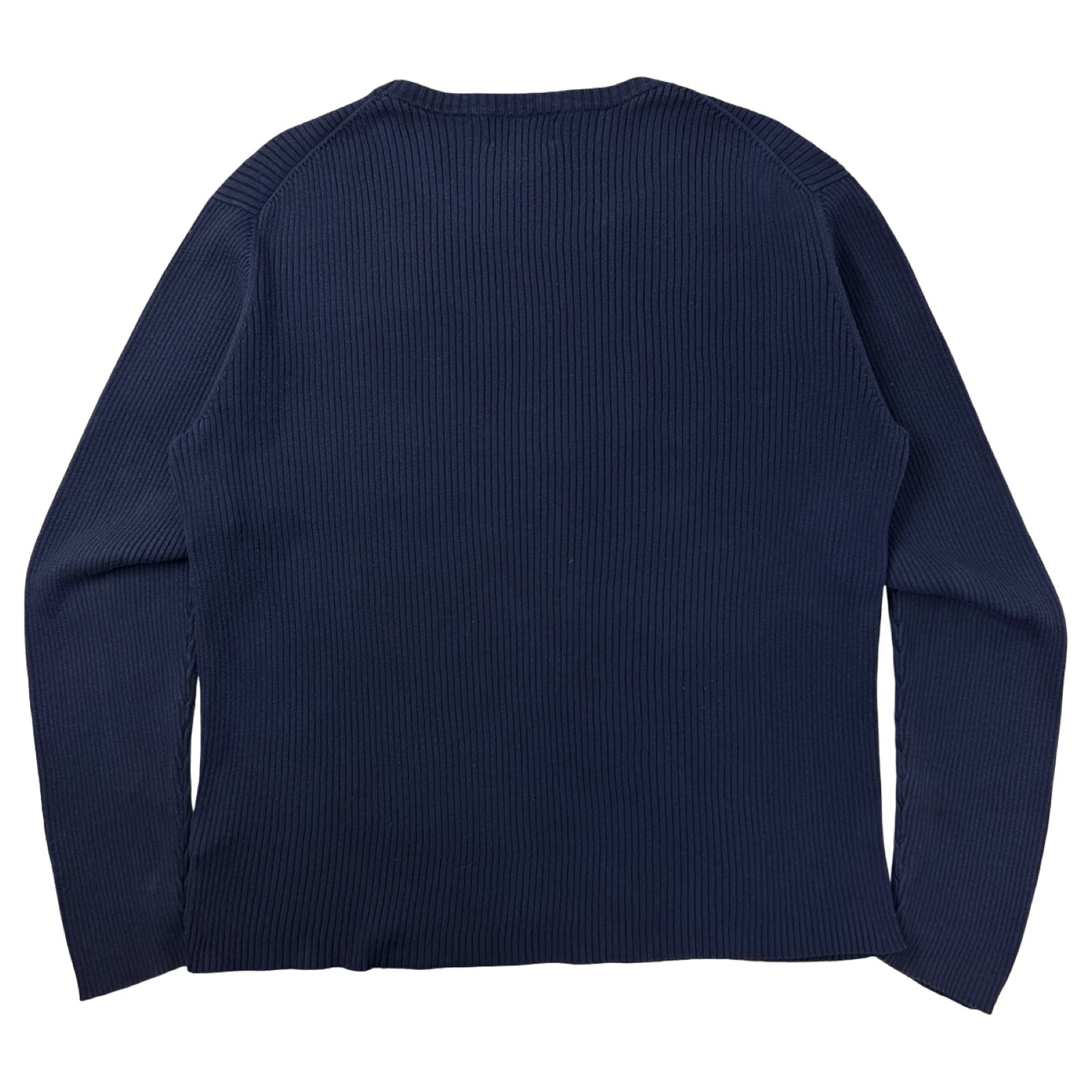 Vintage Polo Jeans Ribbed Sweater Navy