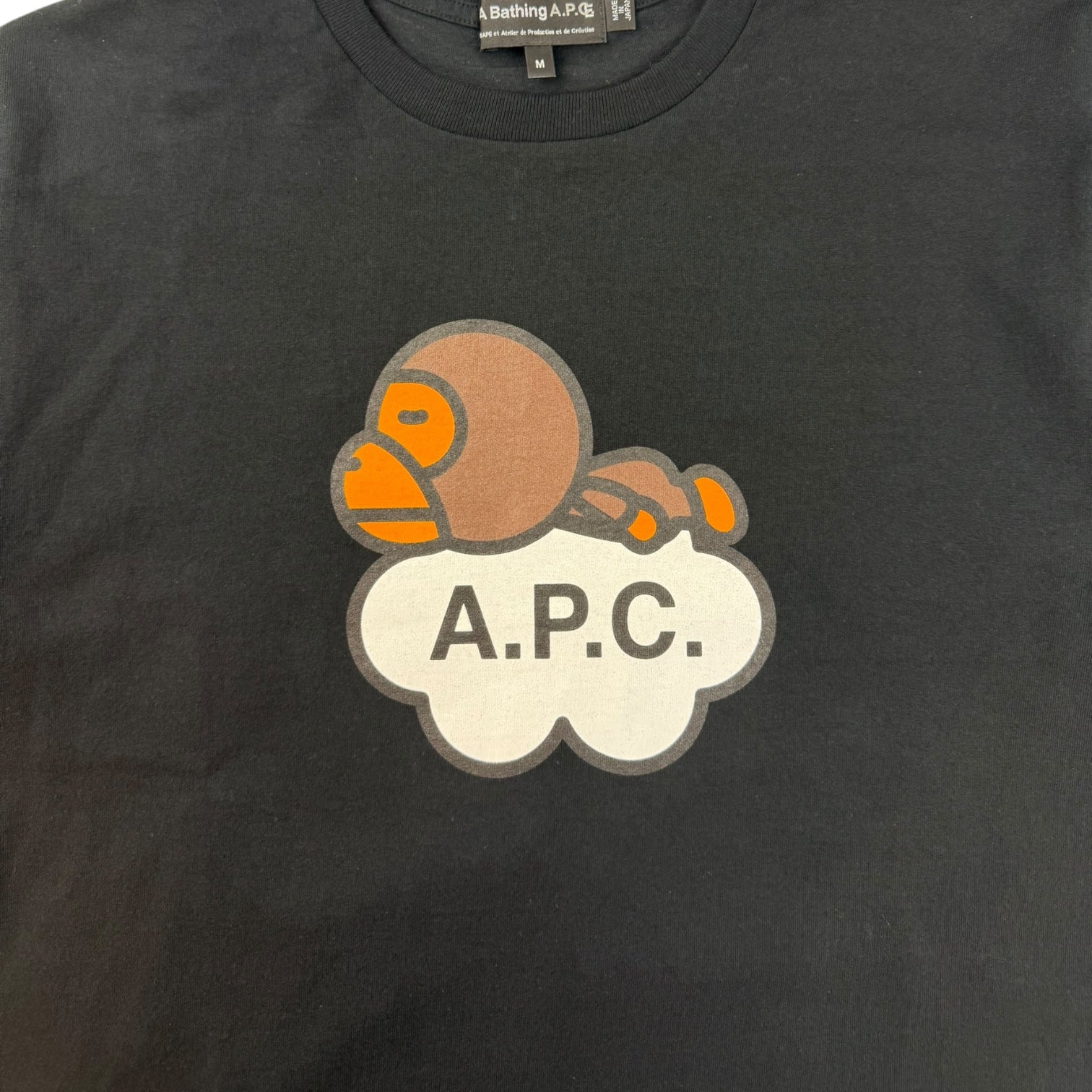 Bape x APC Baby Milo T-Shirt Black