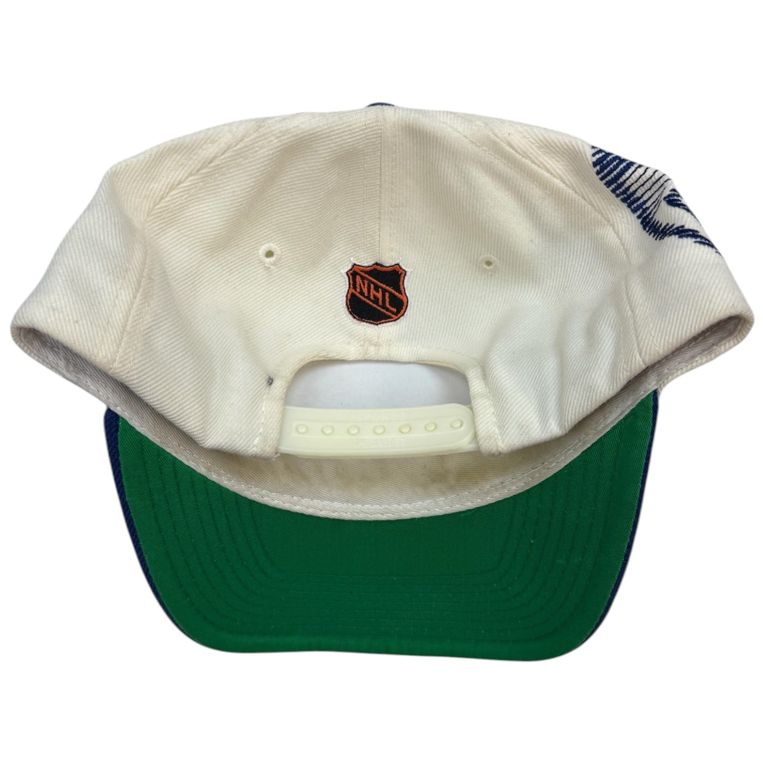 Vintage Edmonton Oilers Laser Sports Specialties Snapback