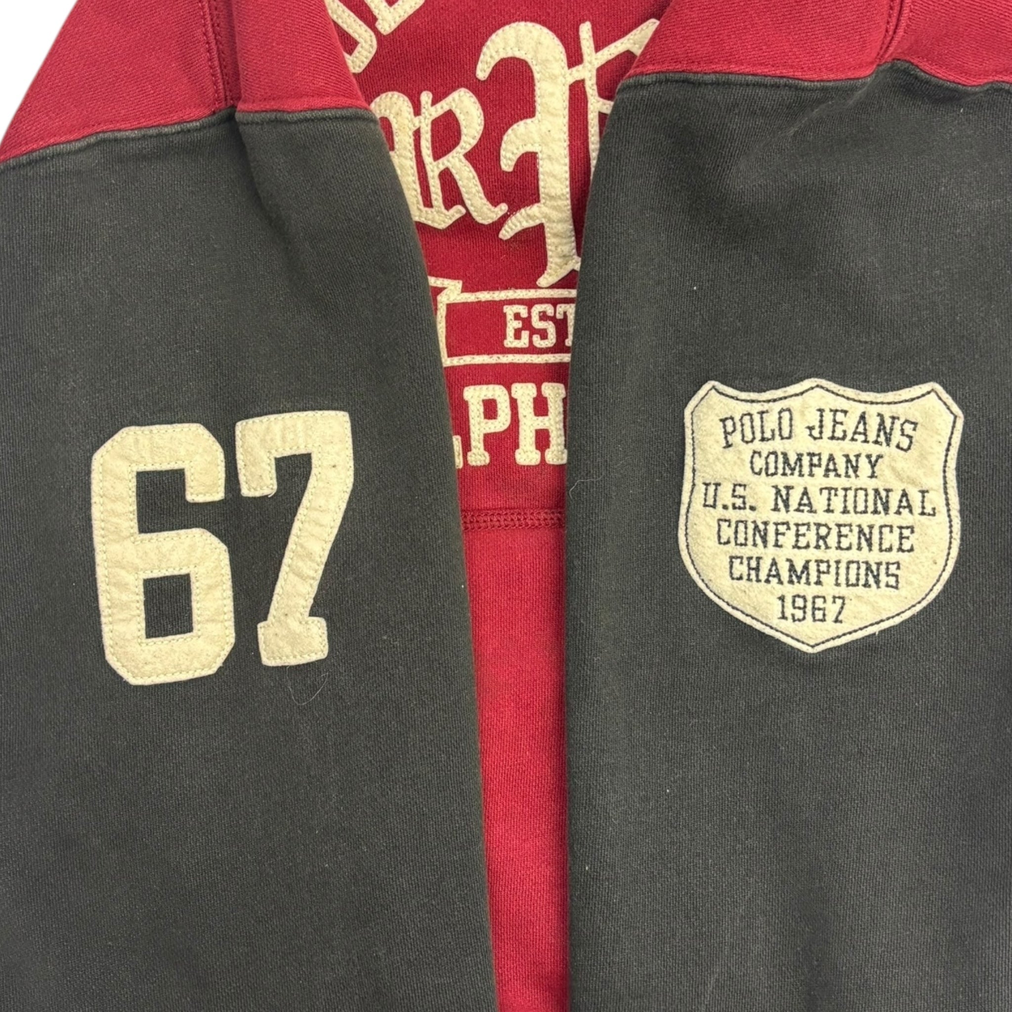 Vintage Polo Jeans Co. Color Block Hoodie