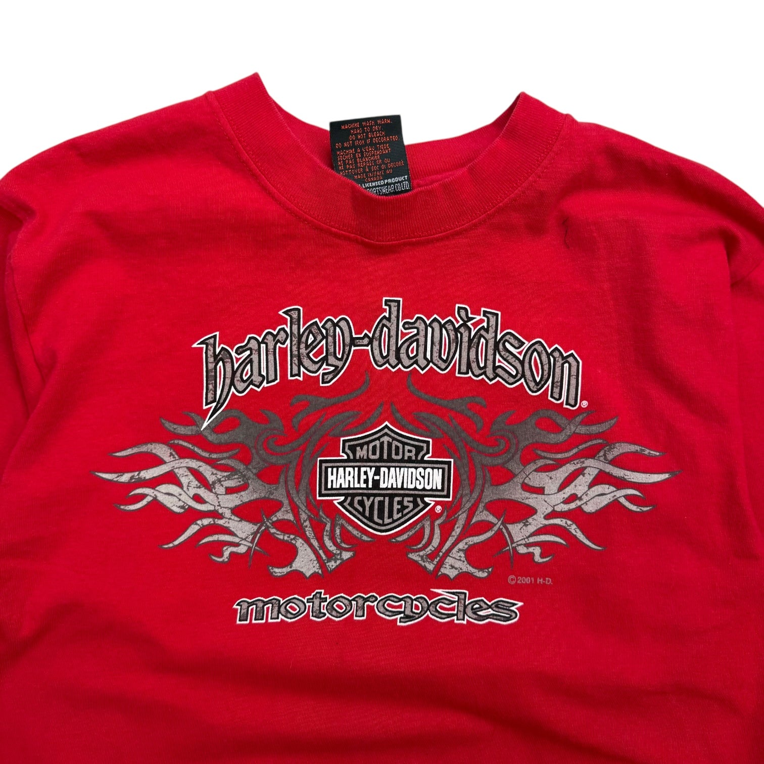 2001 Harley Davidson Of Prince George L/S Tee Red