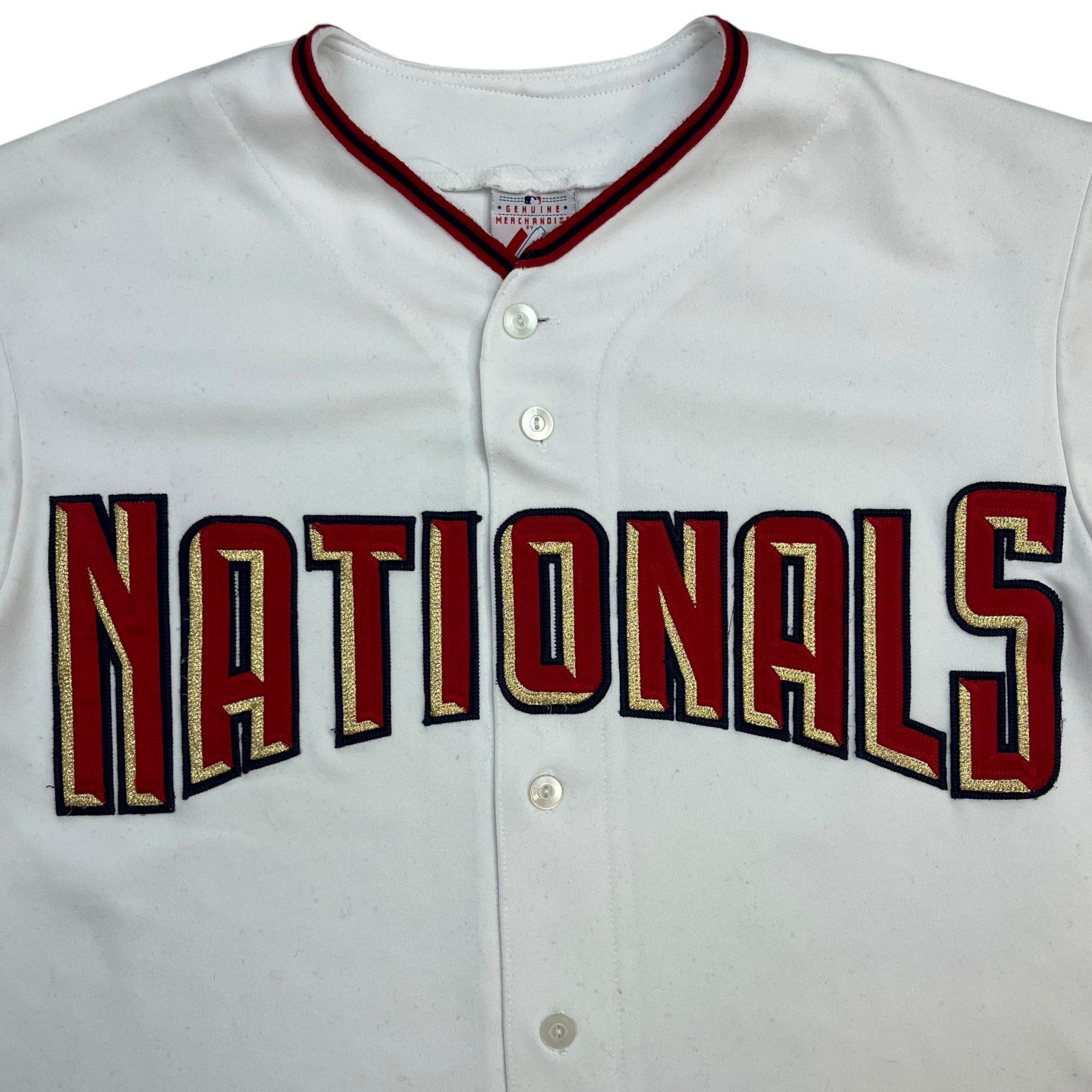 Vintage Washington Nationals Jersey White