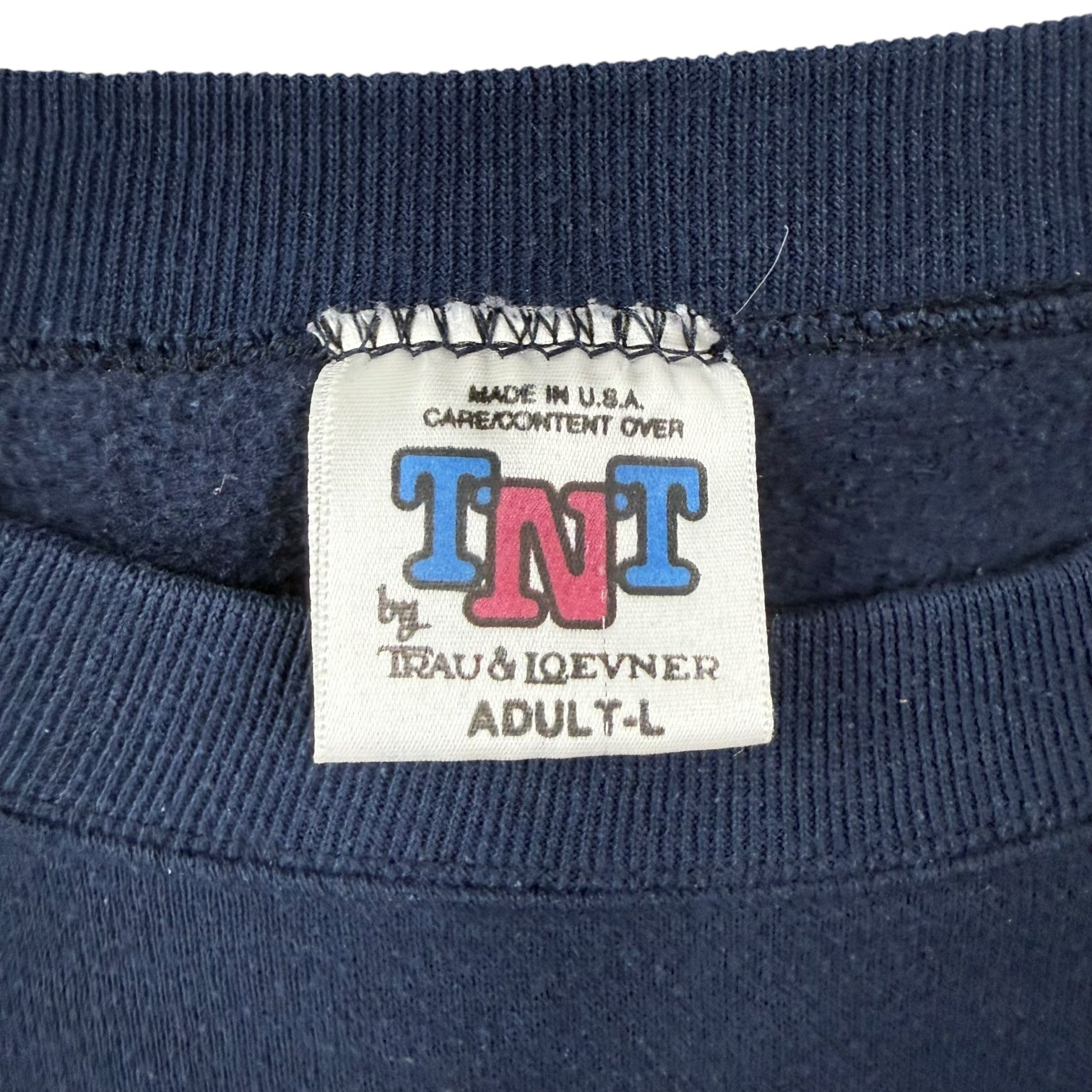 Vintage Notre Dame Fighting Irish Crewneck Navy Blue