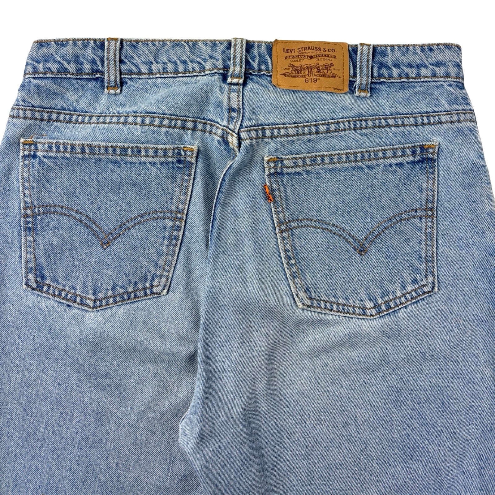 Vintage Levi’s 619 Orange Tab Medium Wash Jeans
