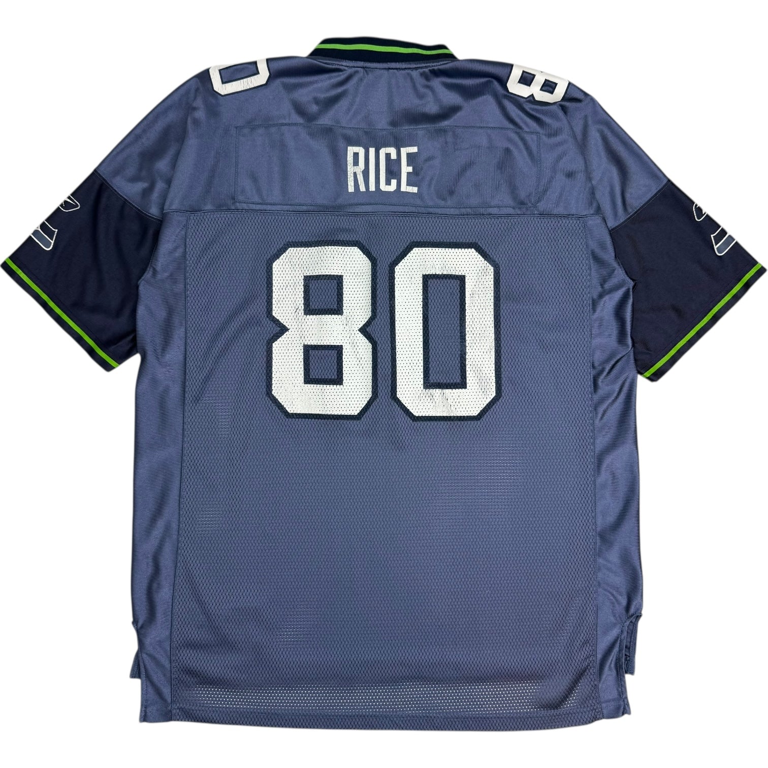 Vintage Reebok Seattle Seahawks Jerry Rice Home Jersey Blue