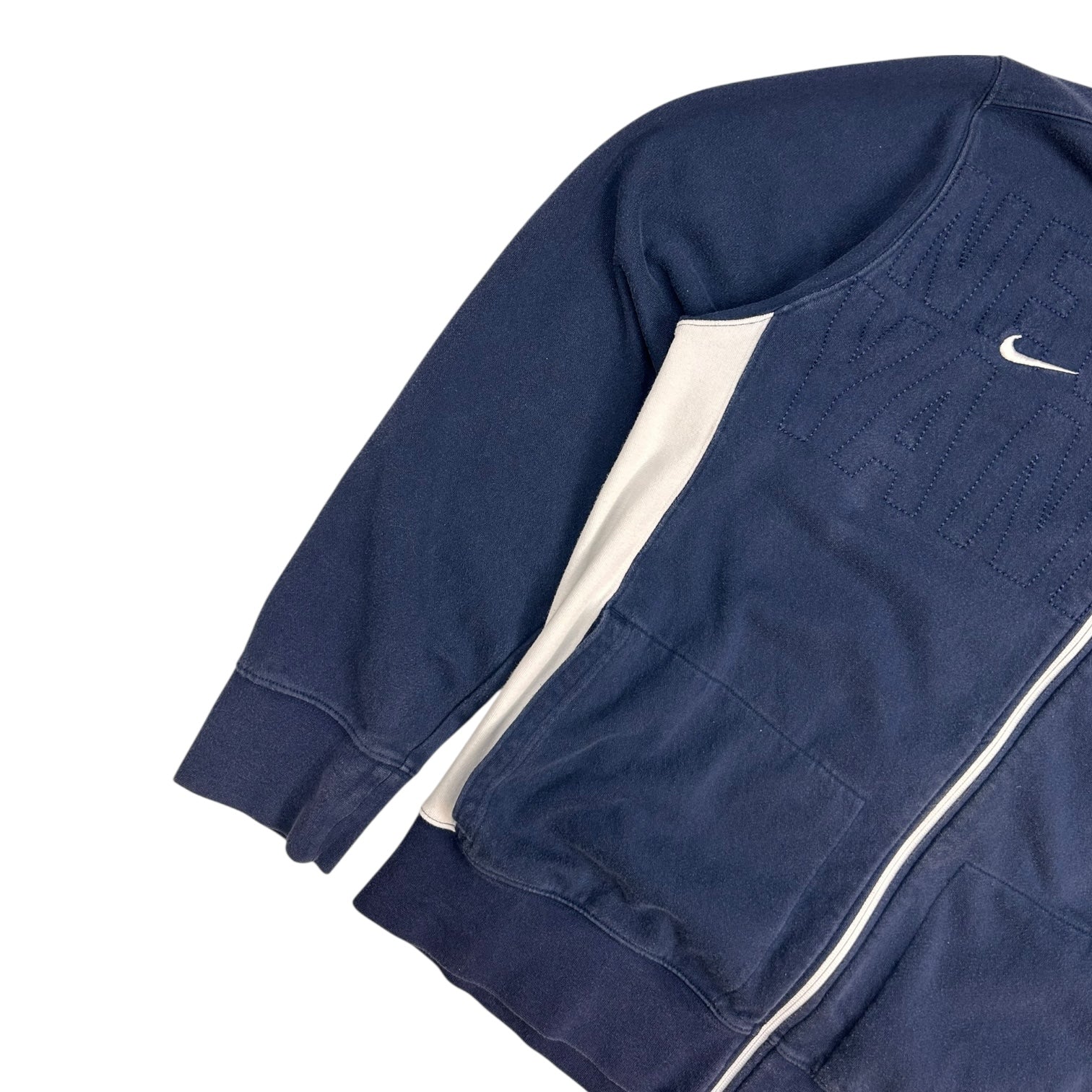 Vintage Nike New York Yankees Zip Up Jacket Navy/White
