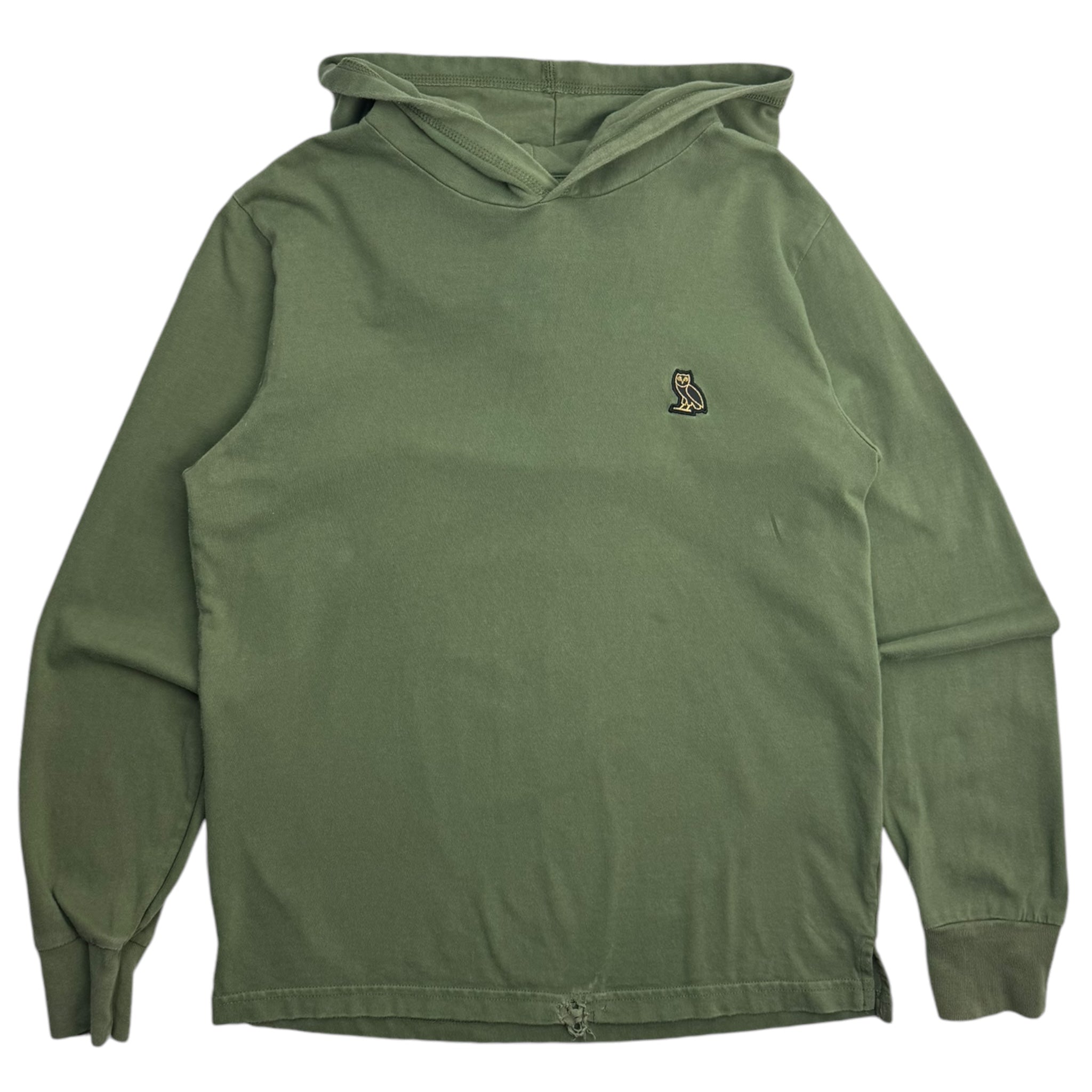 OVO Essential Hooded Long Sleeve Shirt