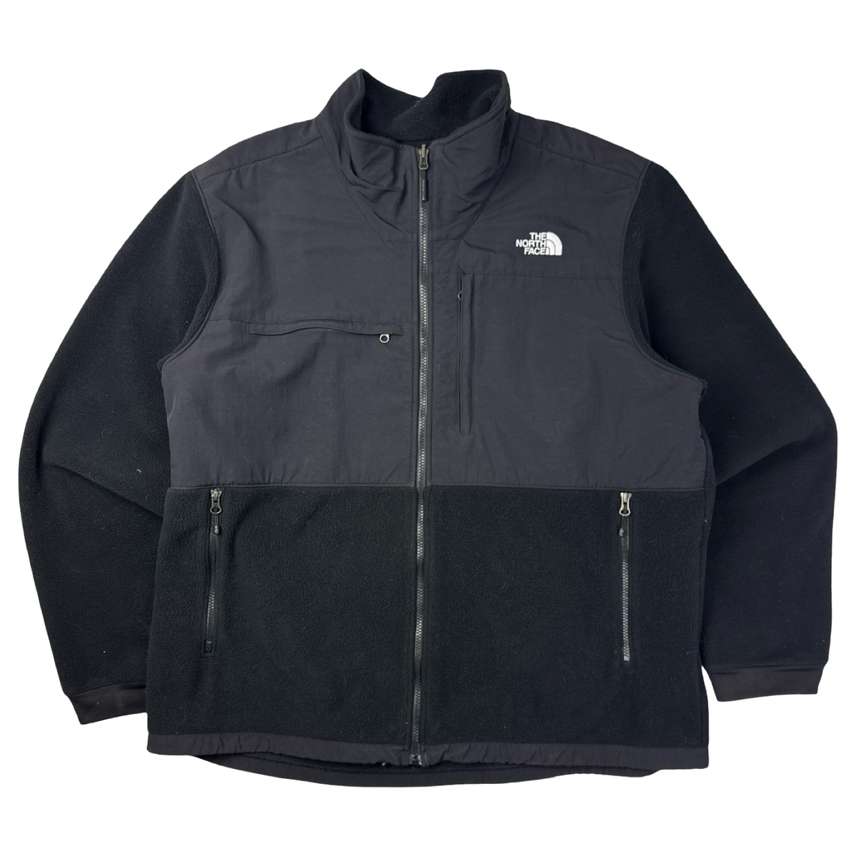 The North Face Denali Zip Up Jacket Black