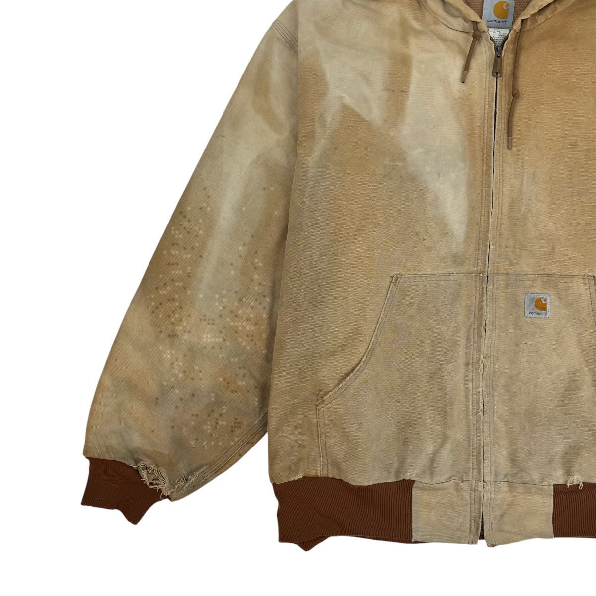 Vintage Carhartt Hooded Jacket Beige