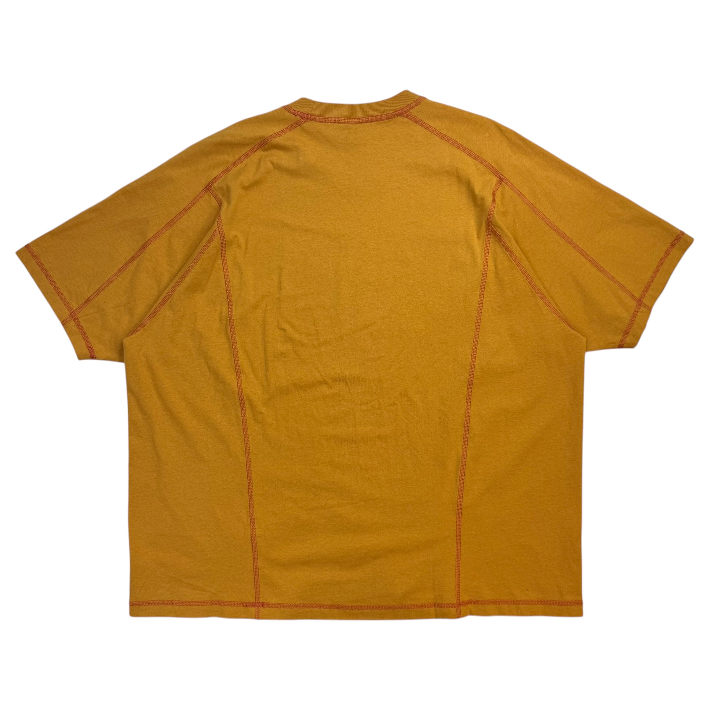 Stussy Wave Short Sleeve Crewneck Tee Mustard