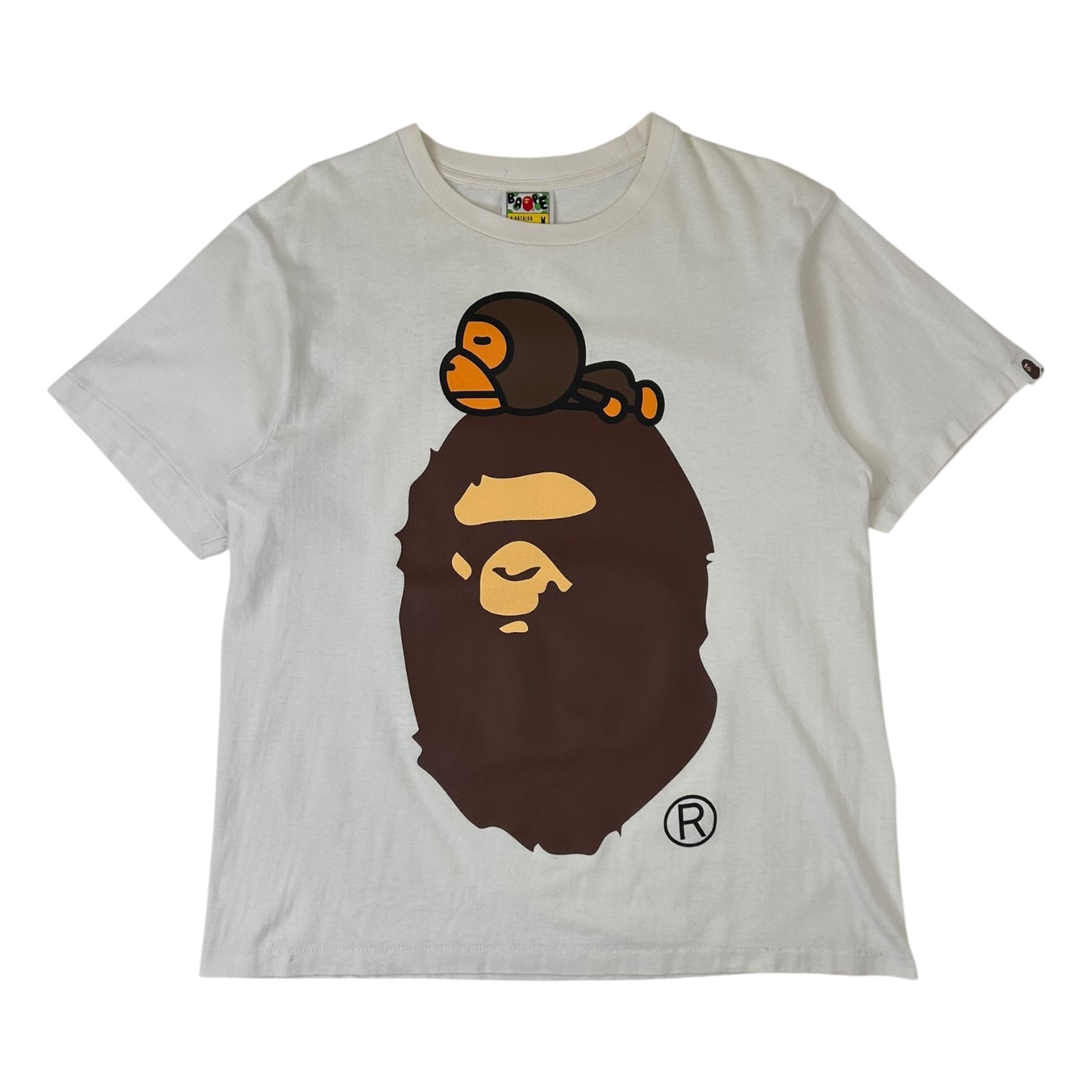 Bape Milo On Big Ape T-Shirt White