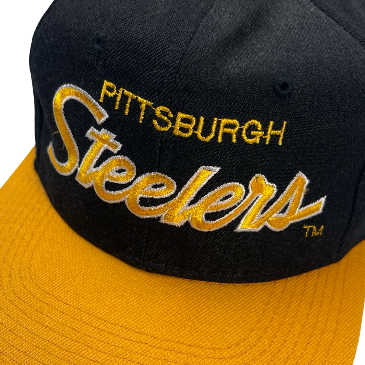 Vintage Pittsburgh Steelers Sports Specialties Script Snapback