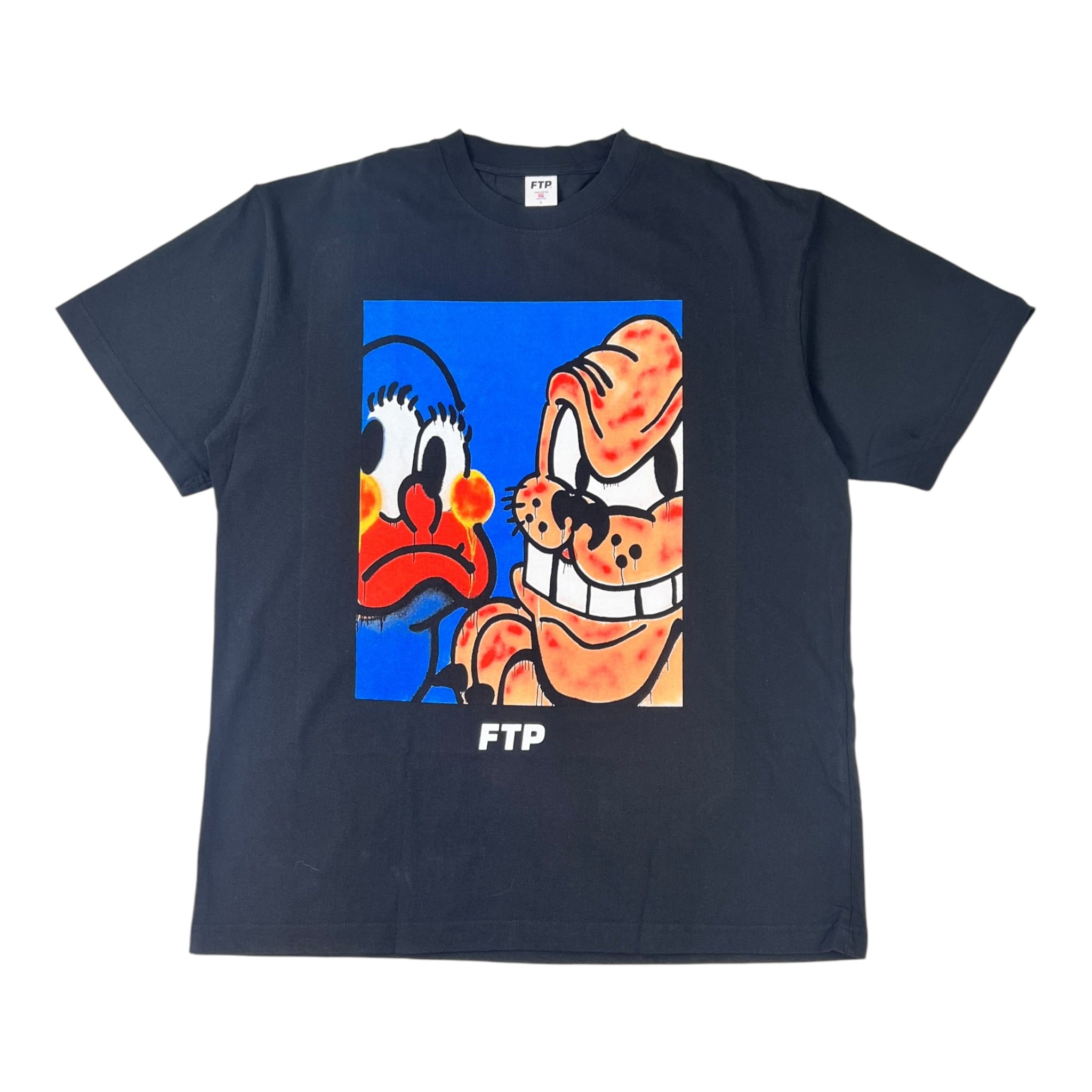 FTP x Slawn Dog Collaboration Graphic T- Shirt Black