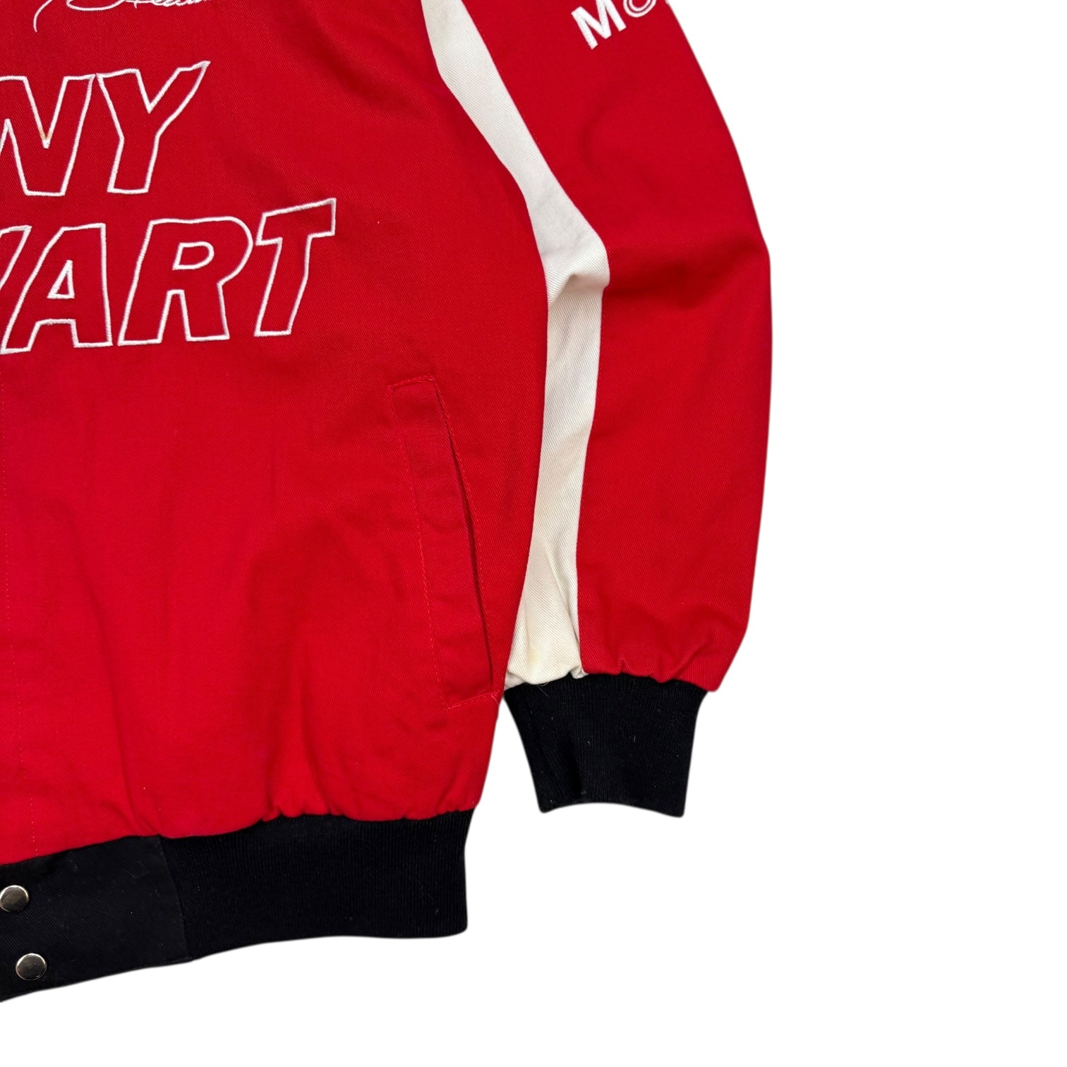 Vintage NASCAR Tony Stewart Two Time Champ Jacket Red