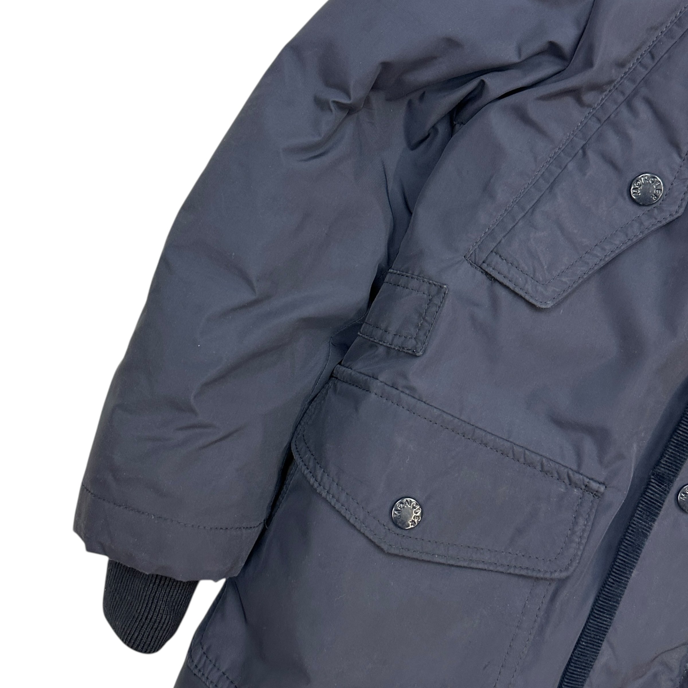 Moncler Jr. Kids Salagou Down Jacket Navy