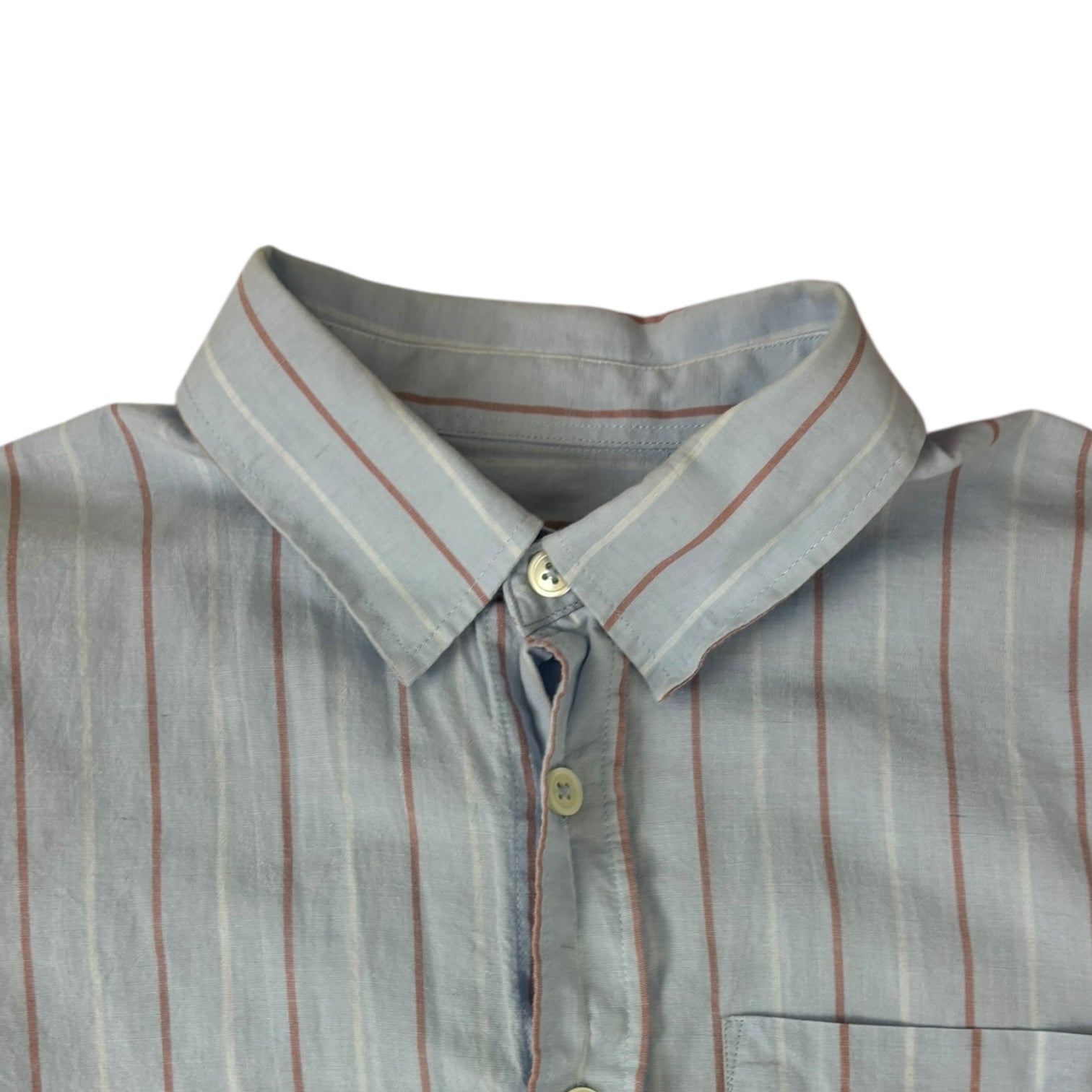 Stussy Classic Long Sleeve Striped Shirt Blue