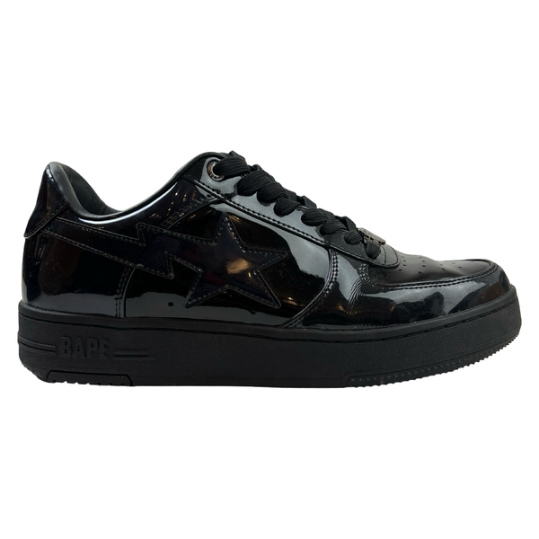 A Bathing Ape Bapesta Patent Leather Black (Used)