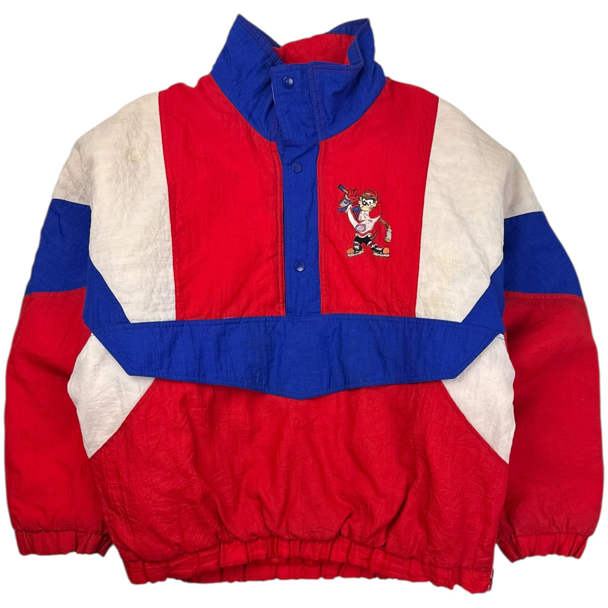 Vintage Taz Looney Tunes NHL Canadiens Jacket