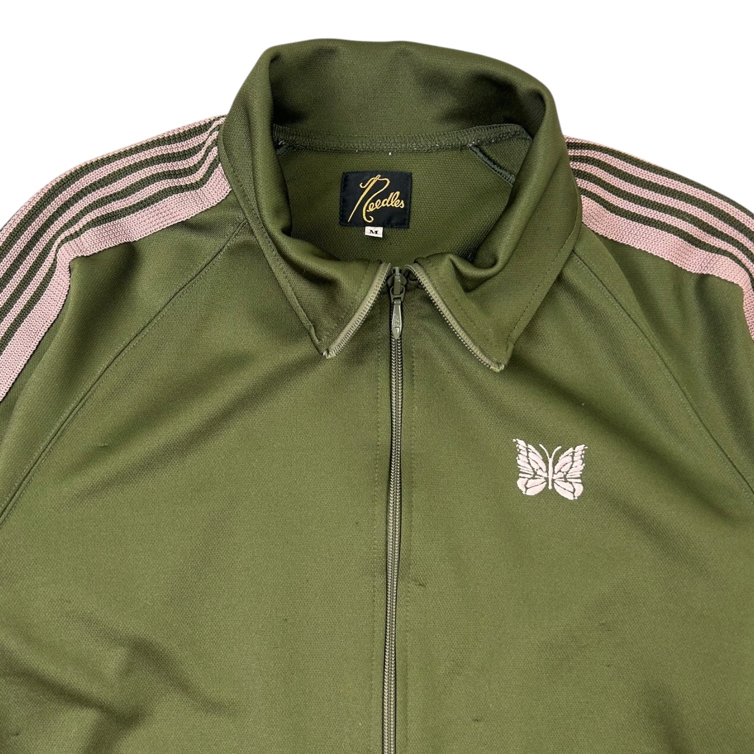 Needles Track Jacket Green/Pink