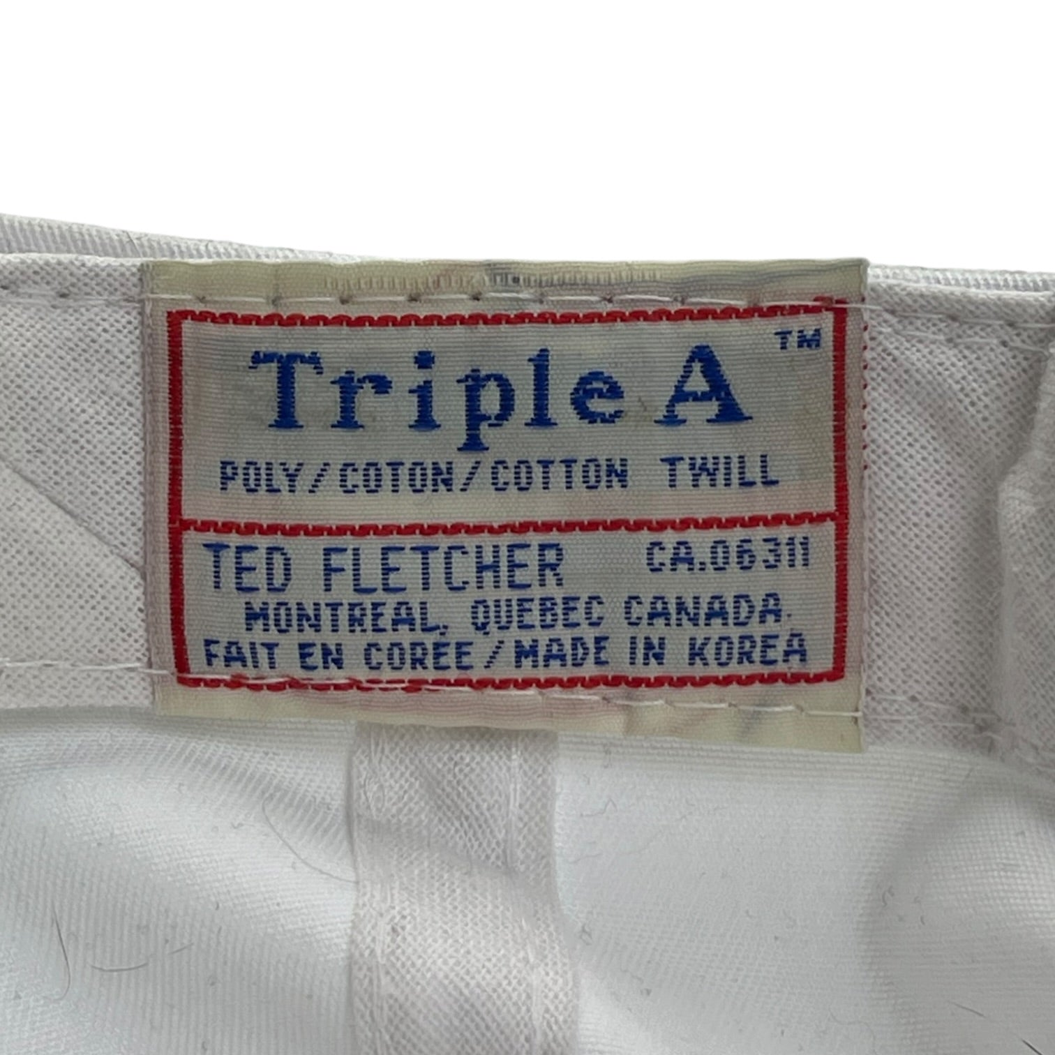 1991 Chicago Bulls World Champs Ted Fletcher SnapBack Hat White