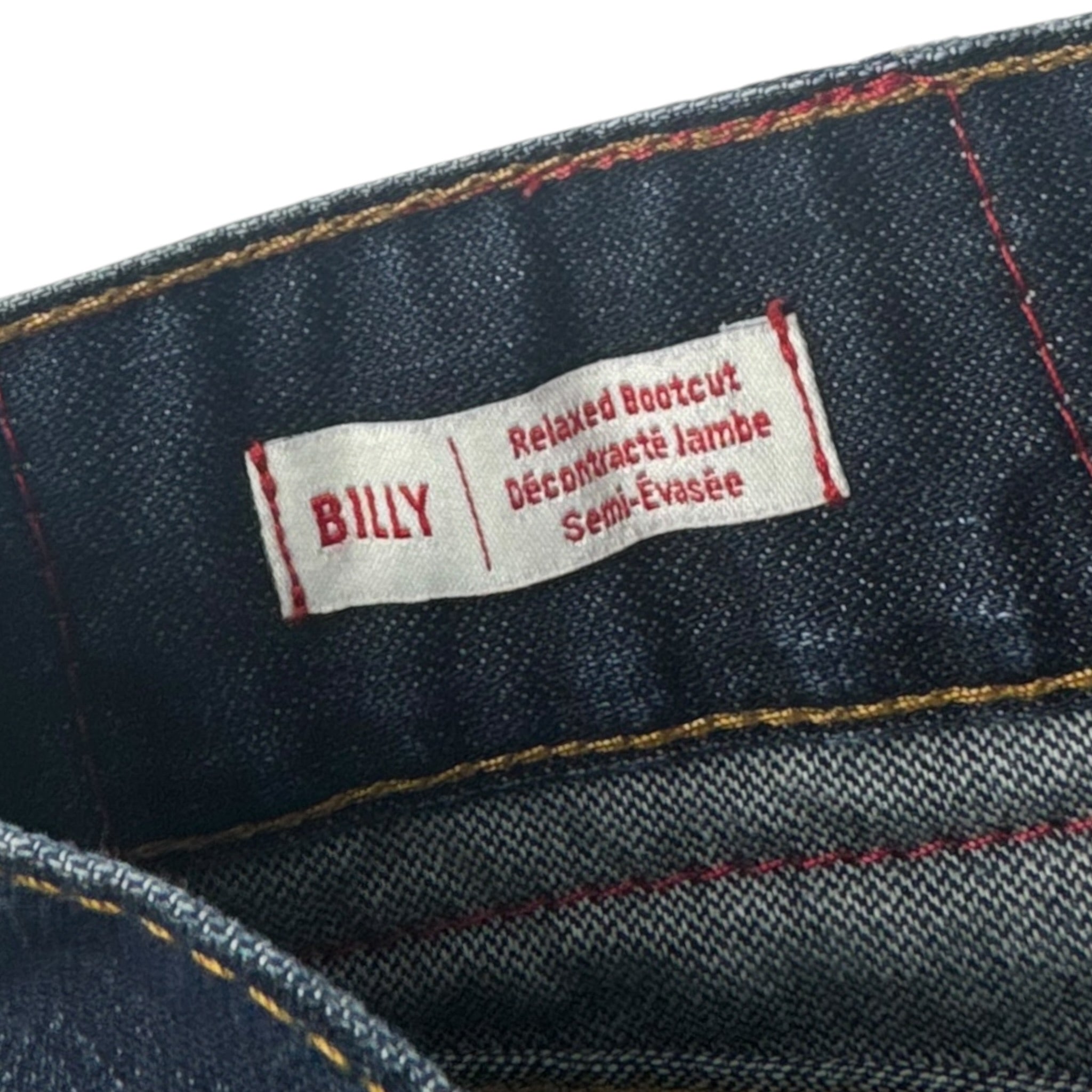 True Religion Billy Flap Boot Cut Denim Dark Indigo