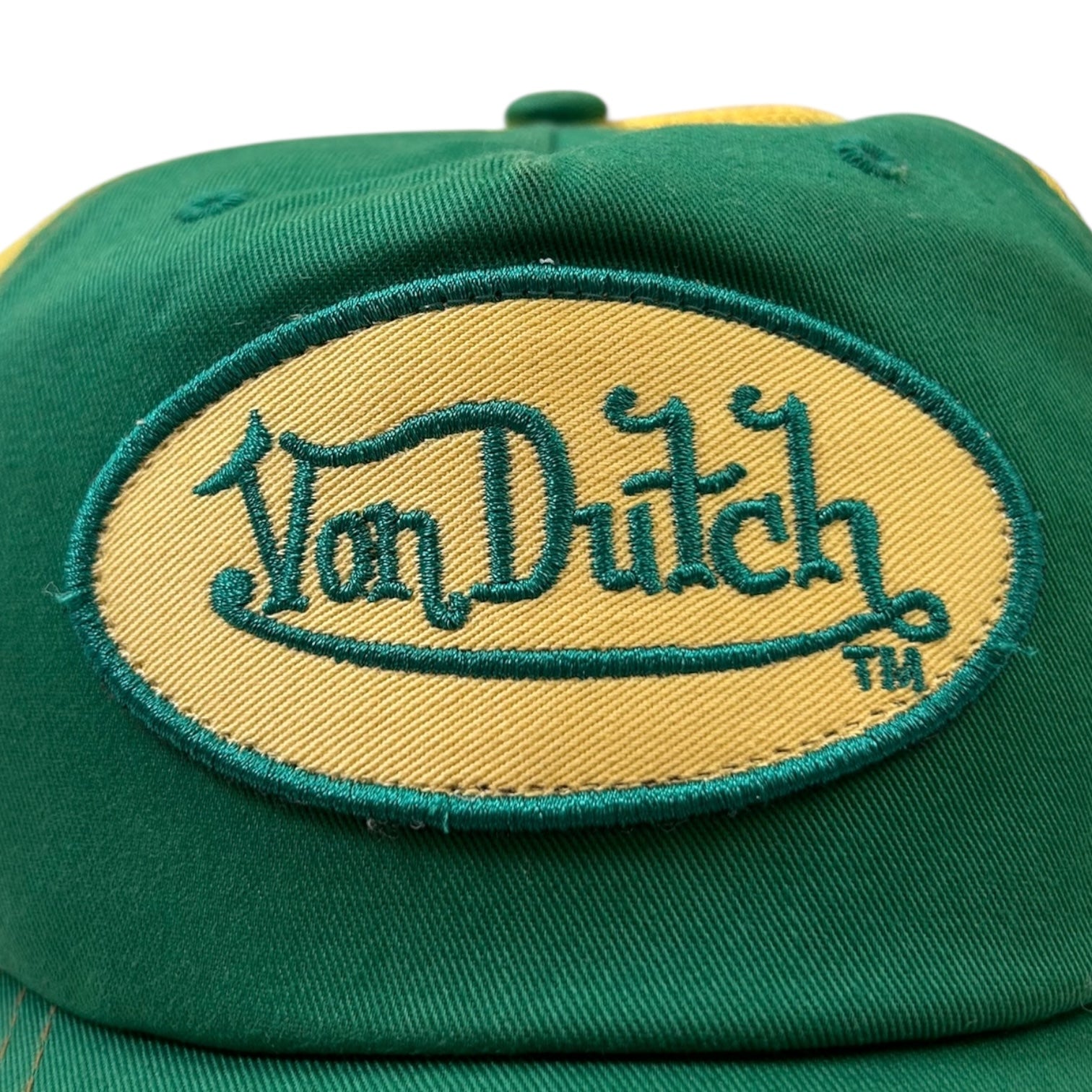 Vintage Von Dutch Hat Green/Yellow