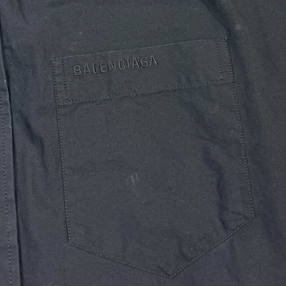 Balenciaga Employee Uniform Button Up T-Shirt