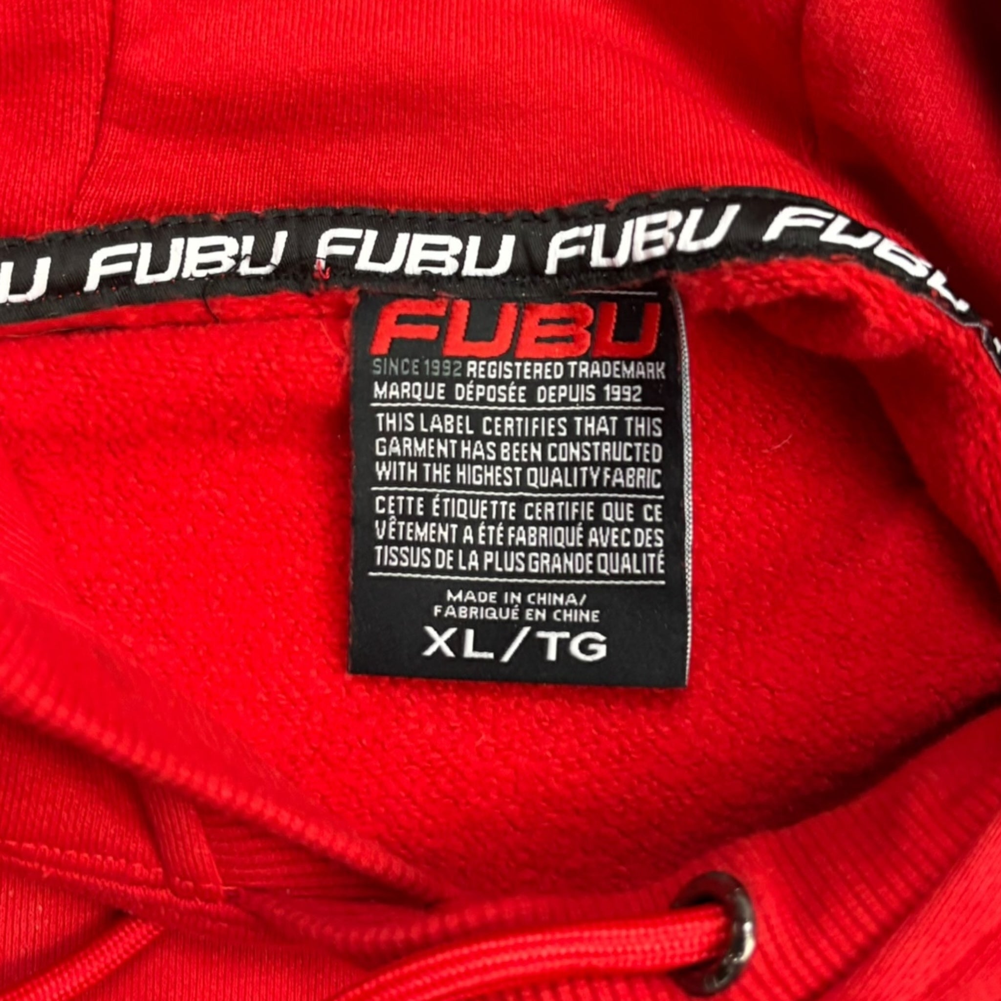 Vintage Y2K Fubu Pocket Logo Hoodie