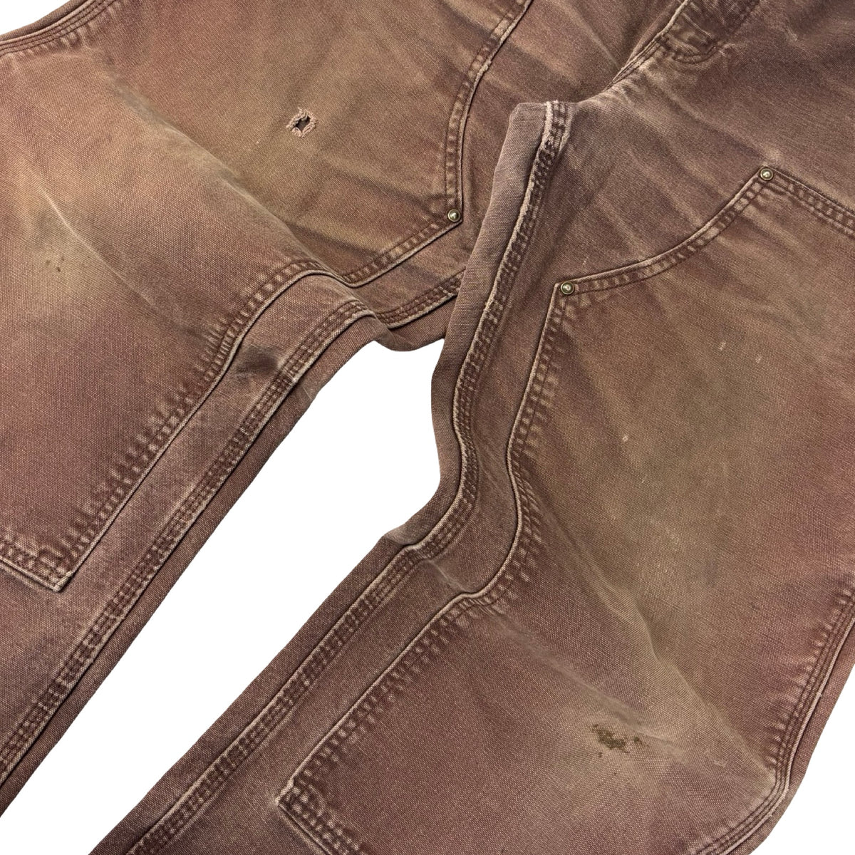Vintage Carhartt Double Knee Carpenter Pant Washed Brown