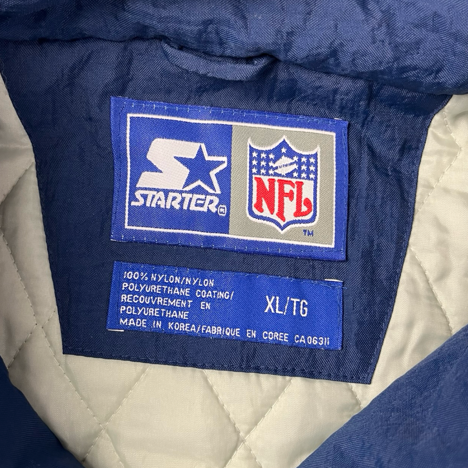 Vintage Starter Dallas Cowboys NFL Anorak Jacket