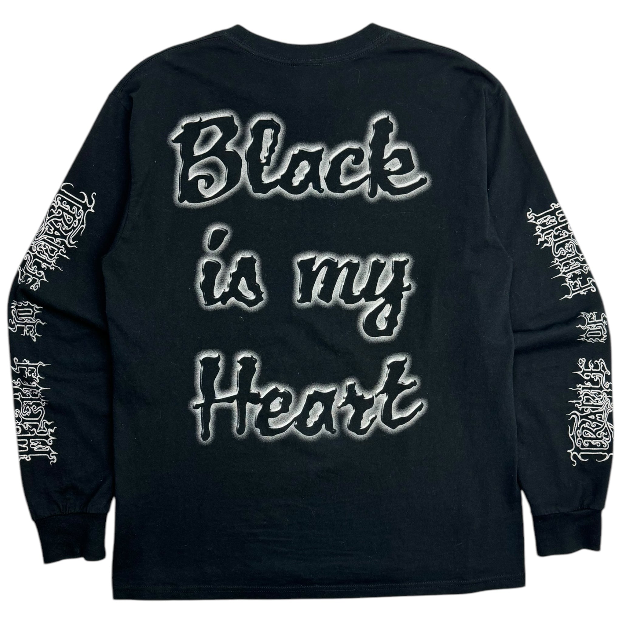 2004 Cradle Of Filth "Black Is My Heart' Long Sleeve T-Shirt