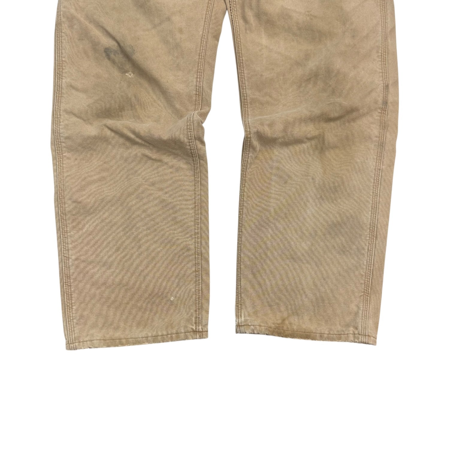 Vintage Carhartt Double Knee Blanket Lined Pants Tan
