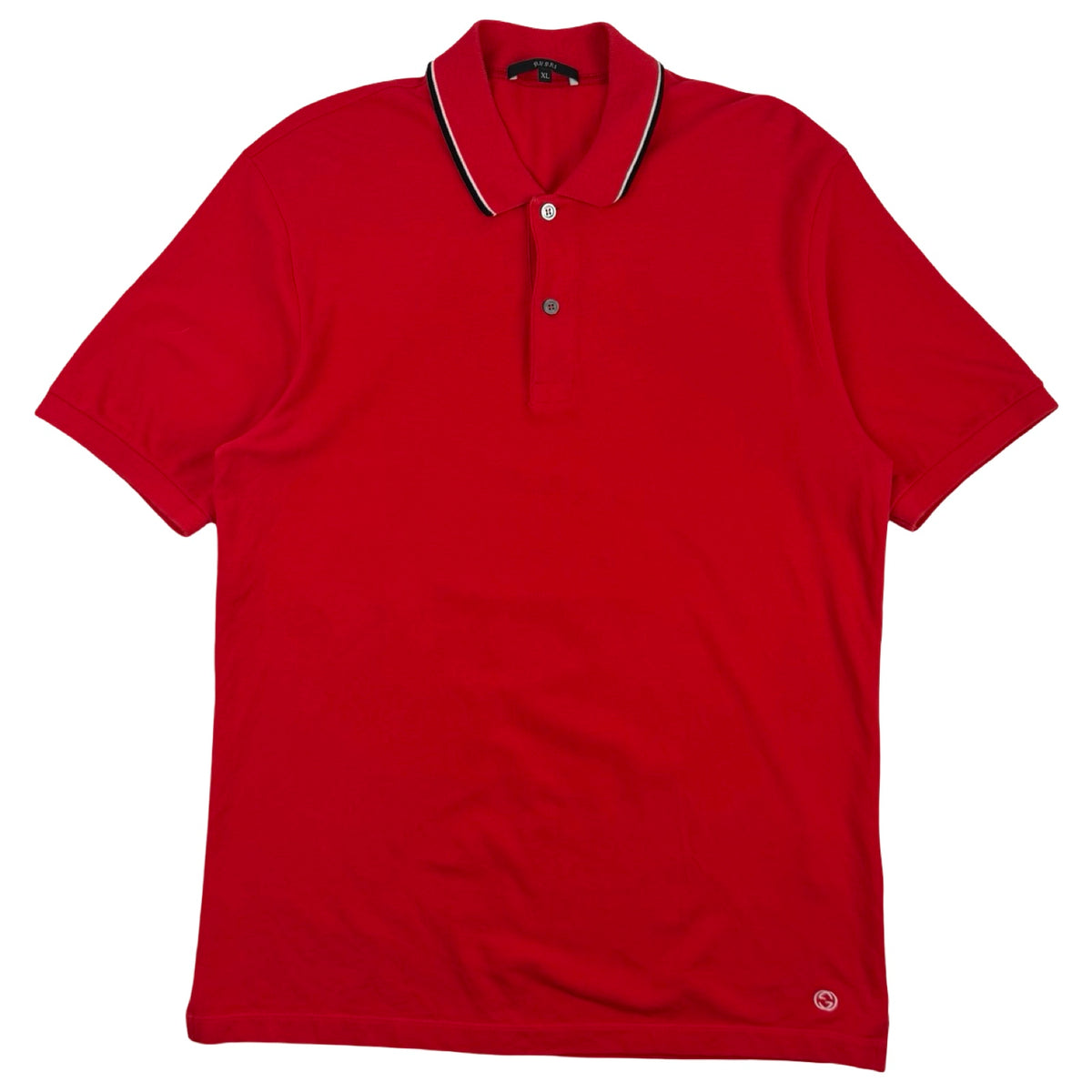 Gucci Cotton Piqué Polo T-Shirt Red