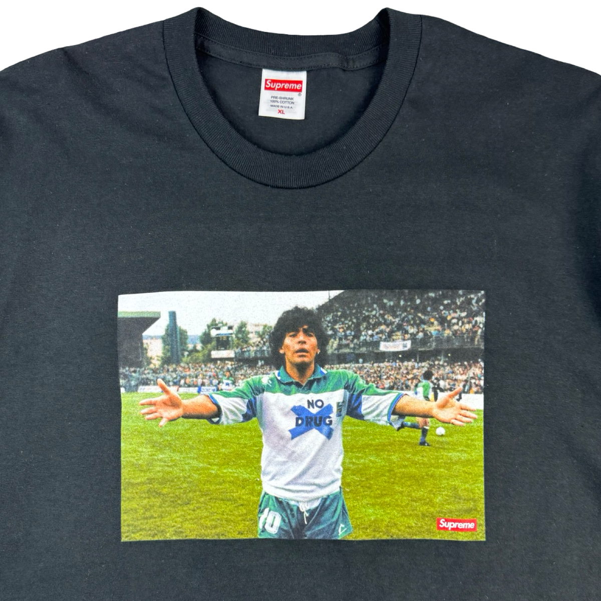Supreme Maradona Tee Black