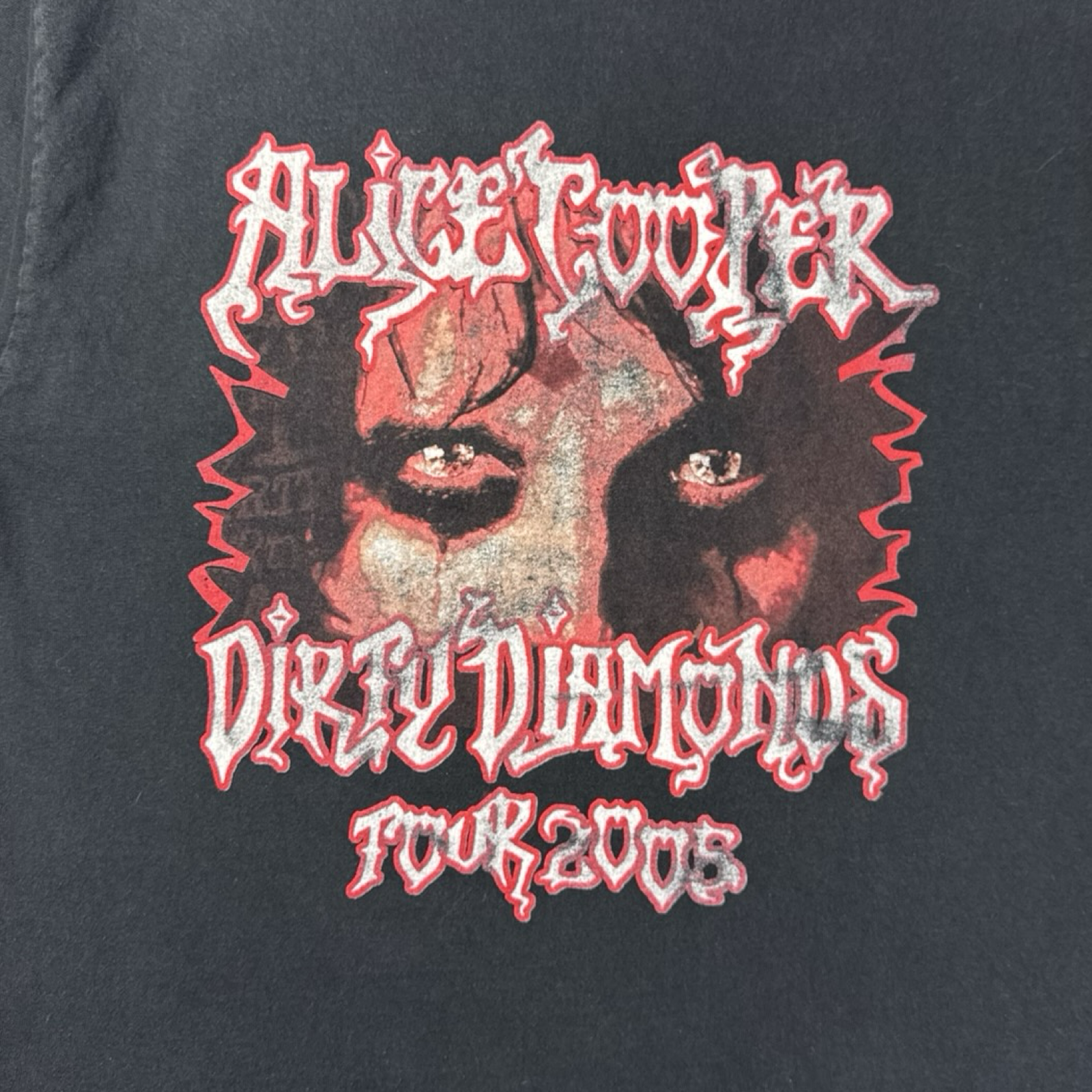 2008 Alice Cooper Dirty Diamond T-Shirt