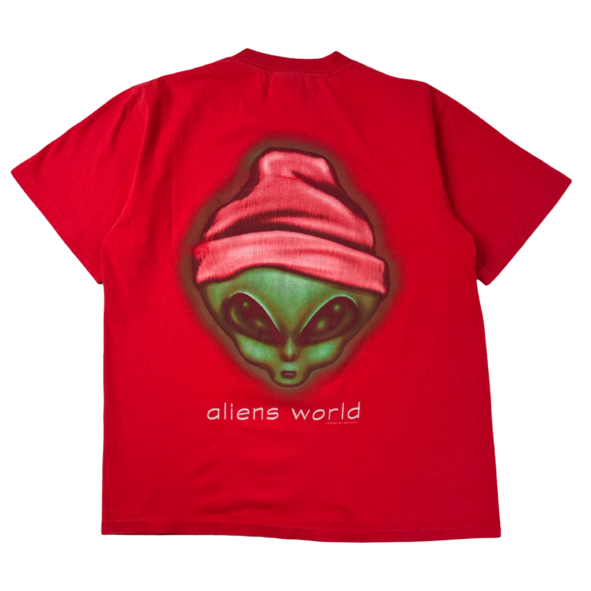 1996 Alien Workshop Aliens World Skate T-Shirt