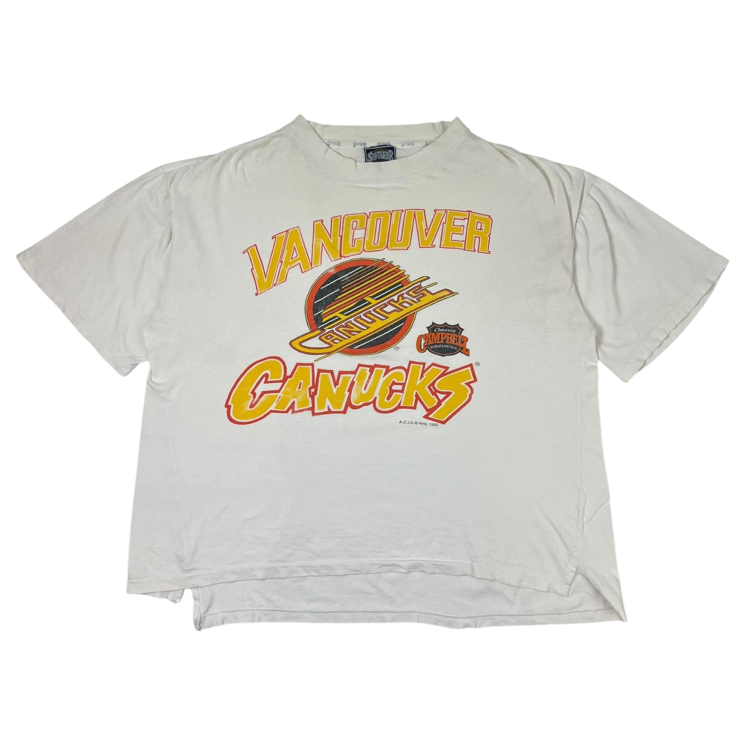 Vintage ‘92 Vancouver Canucks T-Shirt White