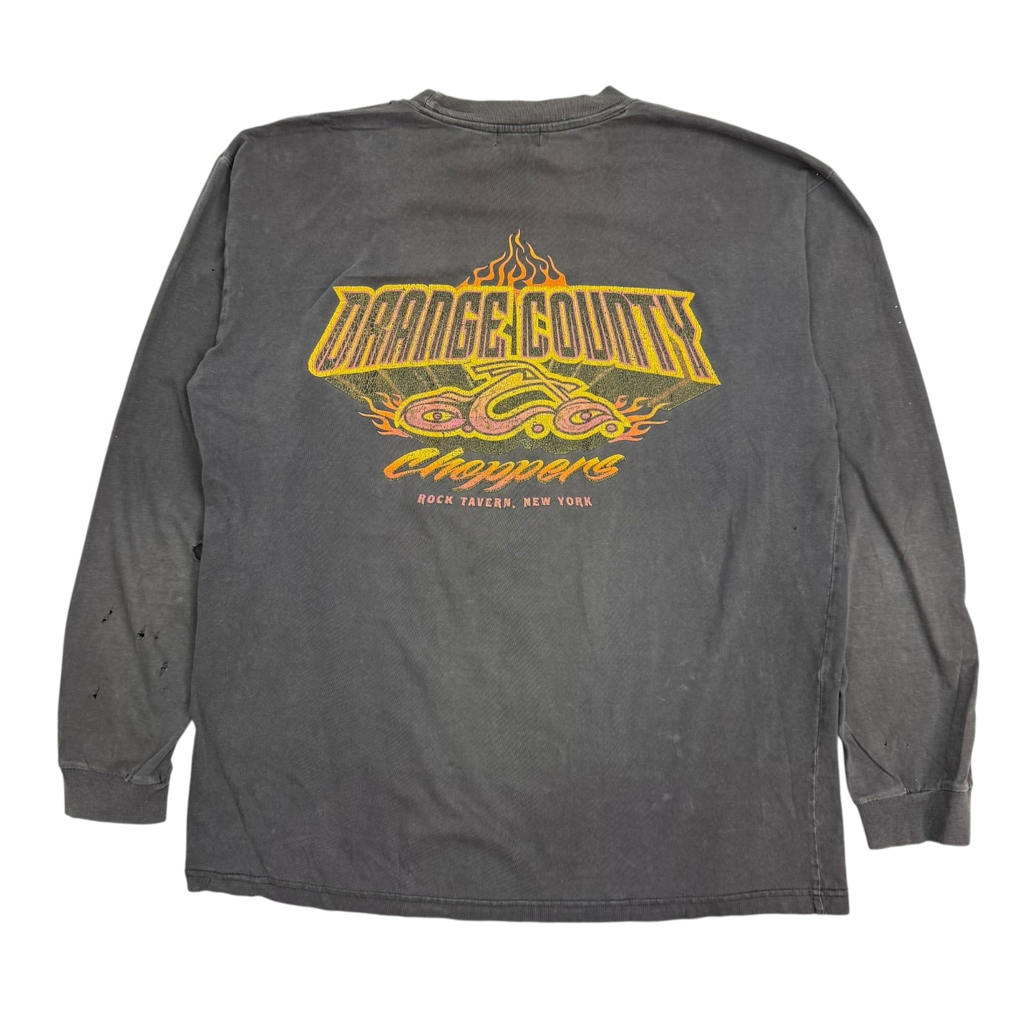 Vintage Orange County Choppers L/S Tee Faded Black