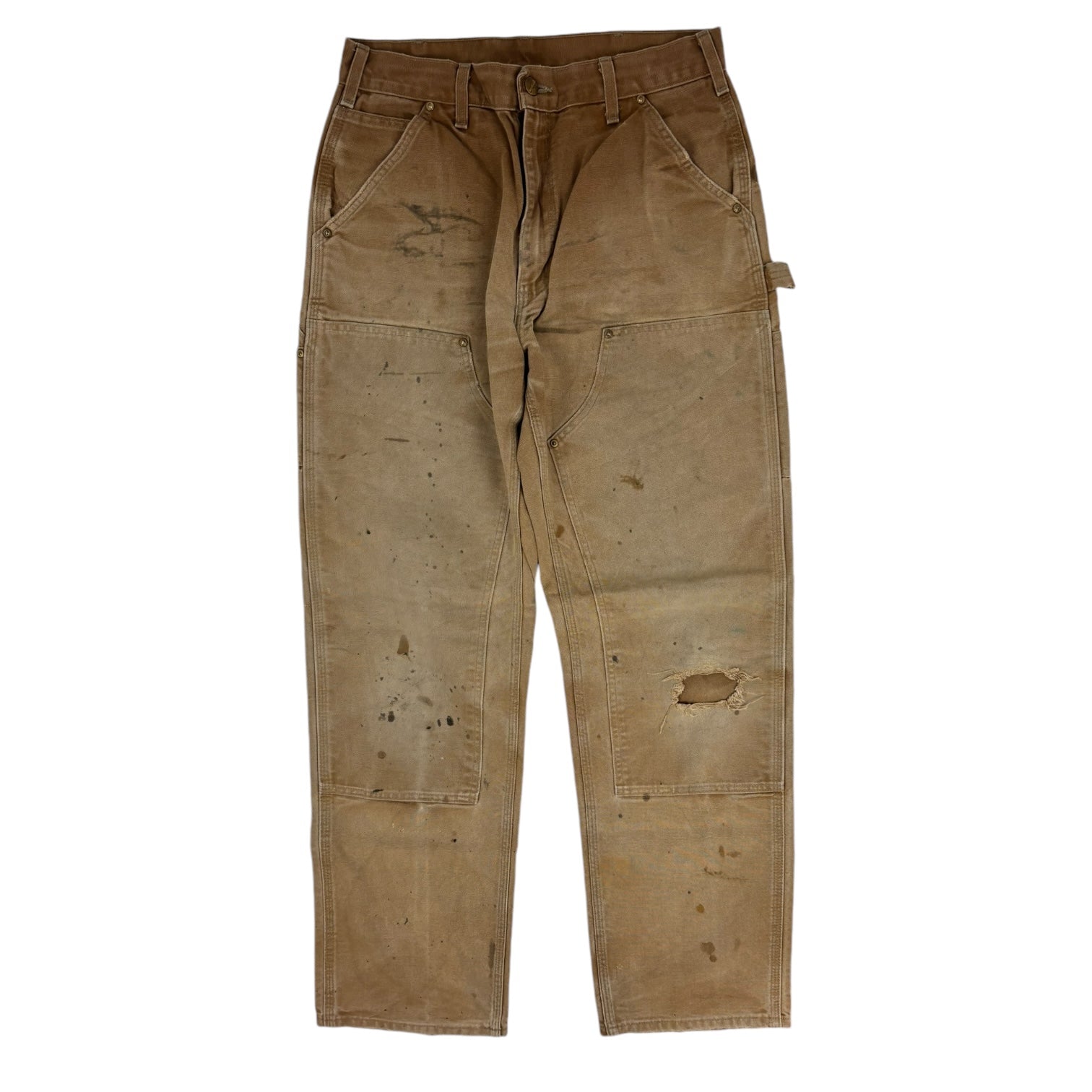 Vintage Carhartt Double Knee Distressed Pant Tan