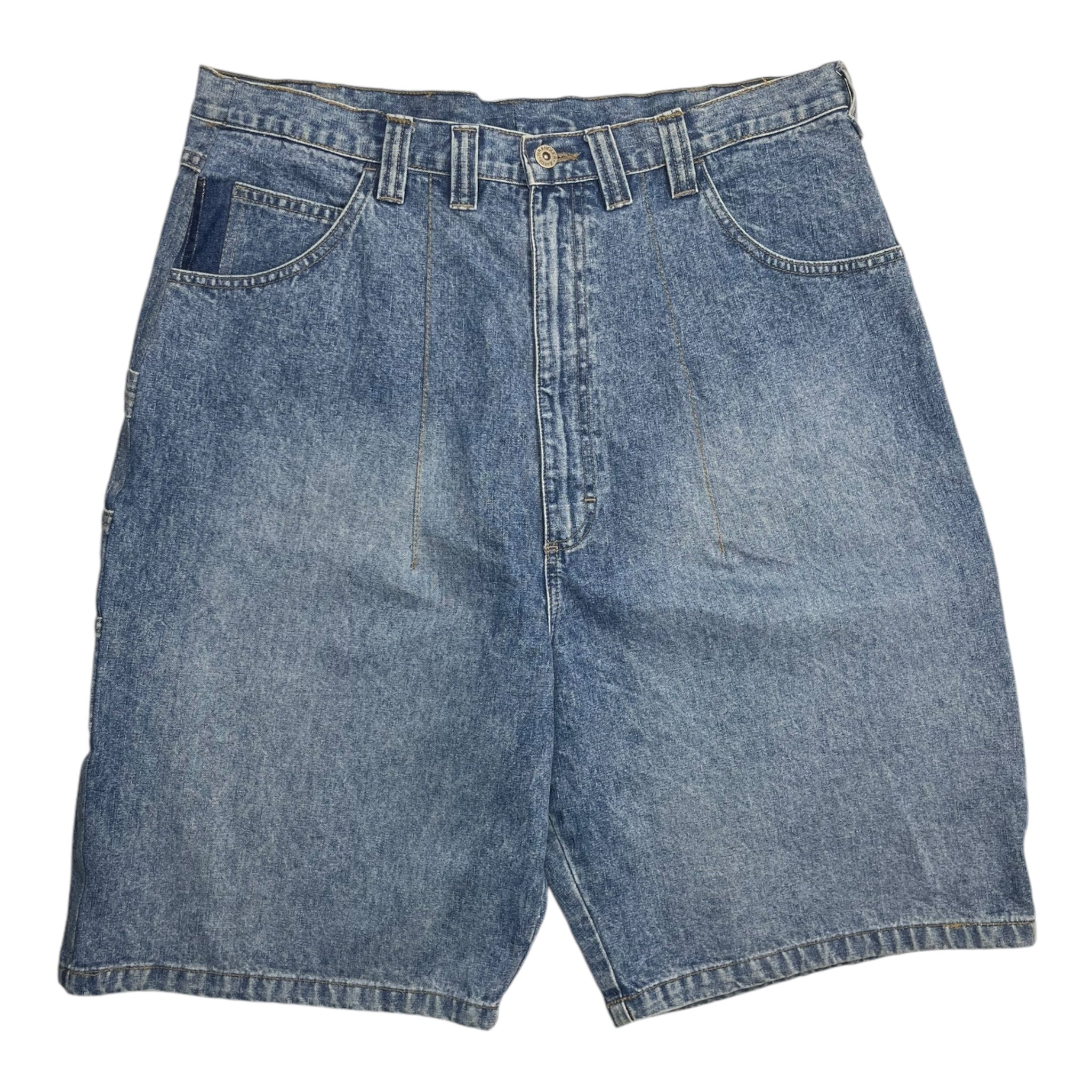 Vintage Wrangler Carpenter Pleated Jorts Mid Wash