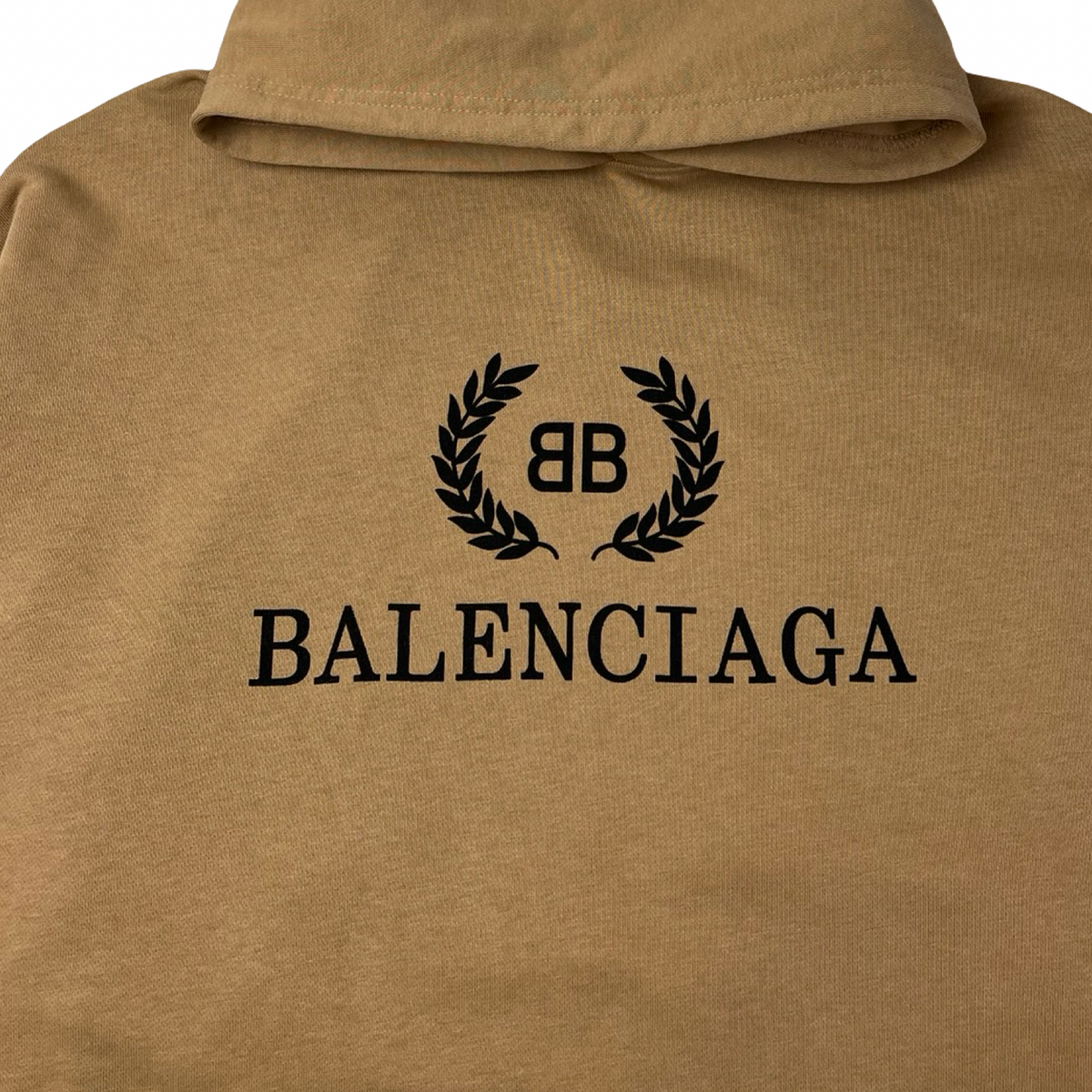 Balenciaga BB Laurel Wreath Hoodie Wheat
