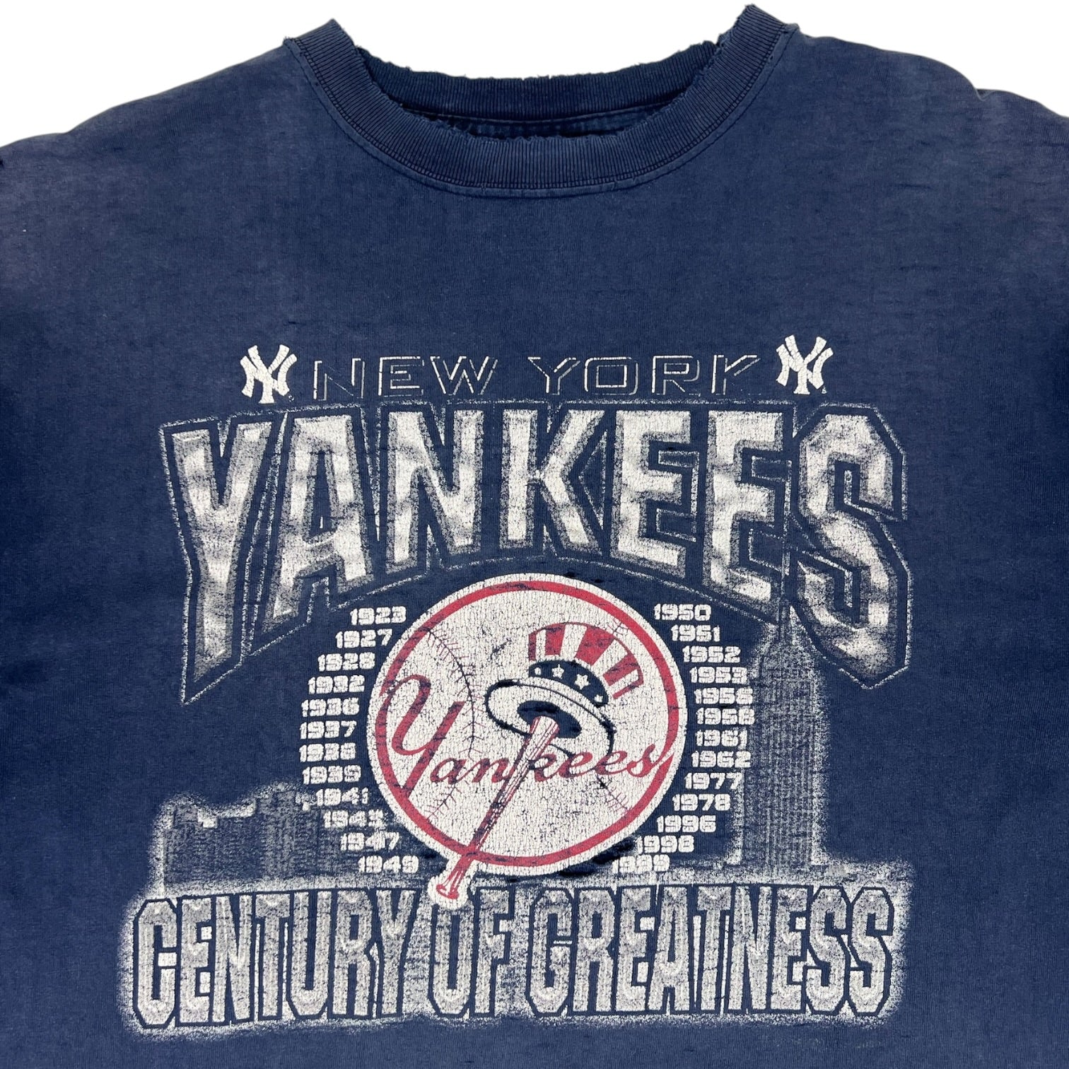 Vintage Majestic New York Yankees T-Shirt “Century of Greatness” Navy